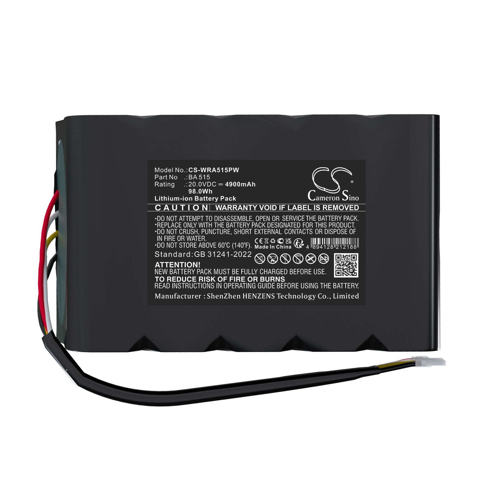 Batteri till Gräsklippare för Mowox RM 1000 WIU-SN, Silaro Robotic, RM 500 WiU-SN m.fl.