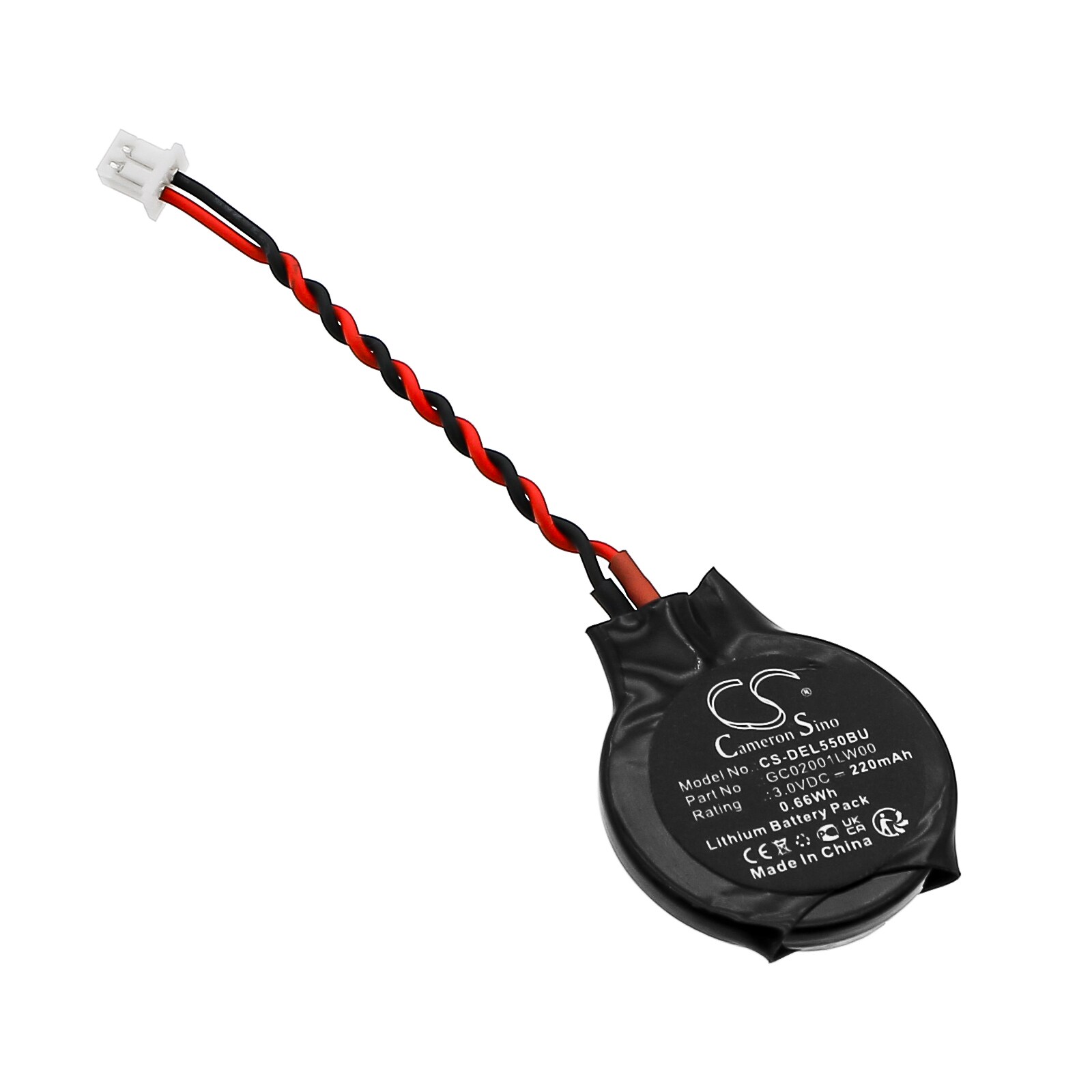 Batteri till CMOS / säkerhetskopiering för DELL Latitude E5550, Latitude E5560 m.fl.