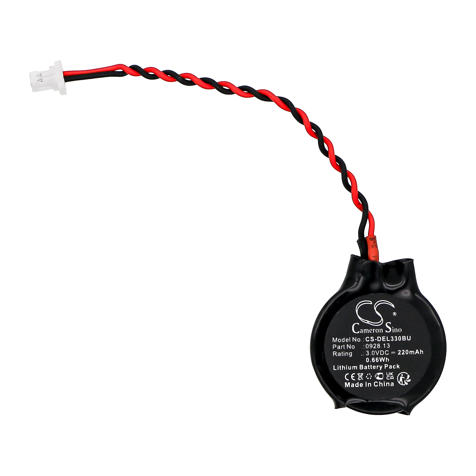 Batteri till CMOS / säkerhetskopiering för DELL Latitude 3330, Latitude E4310 m.fl.