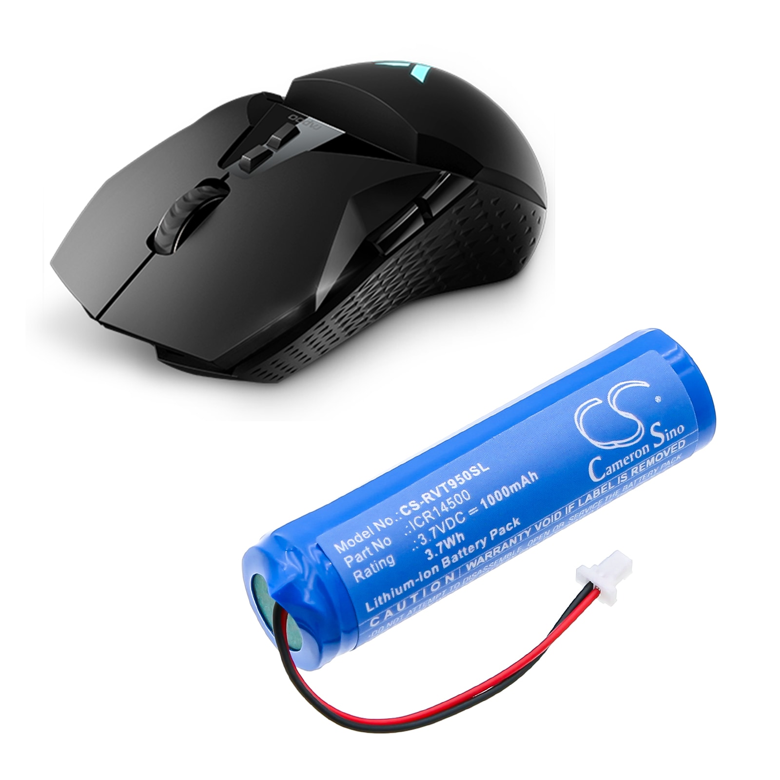 Batteri till Mus, Tangentbord för Rapoo VT950
