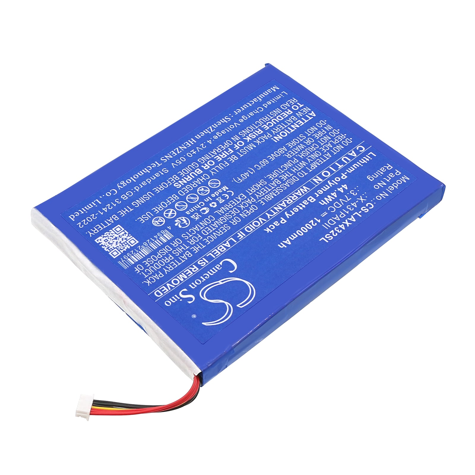 Batteri till Diagnostisk scanner för Launch Diagnostic Scanner X431 Pad 2