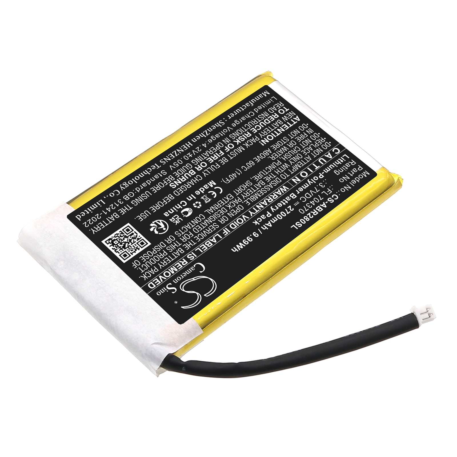 Batteri till Spelkonsol för Anbernic Pocket RG28XX