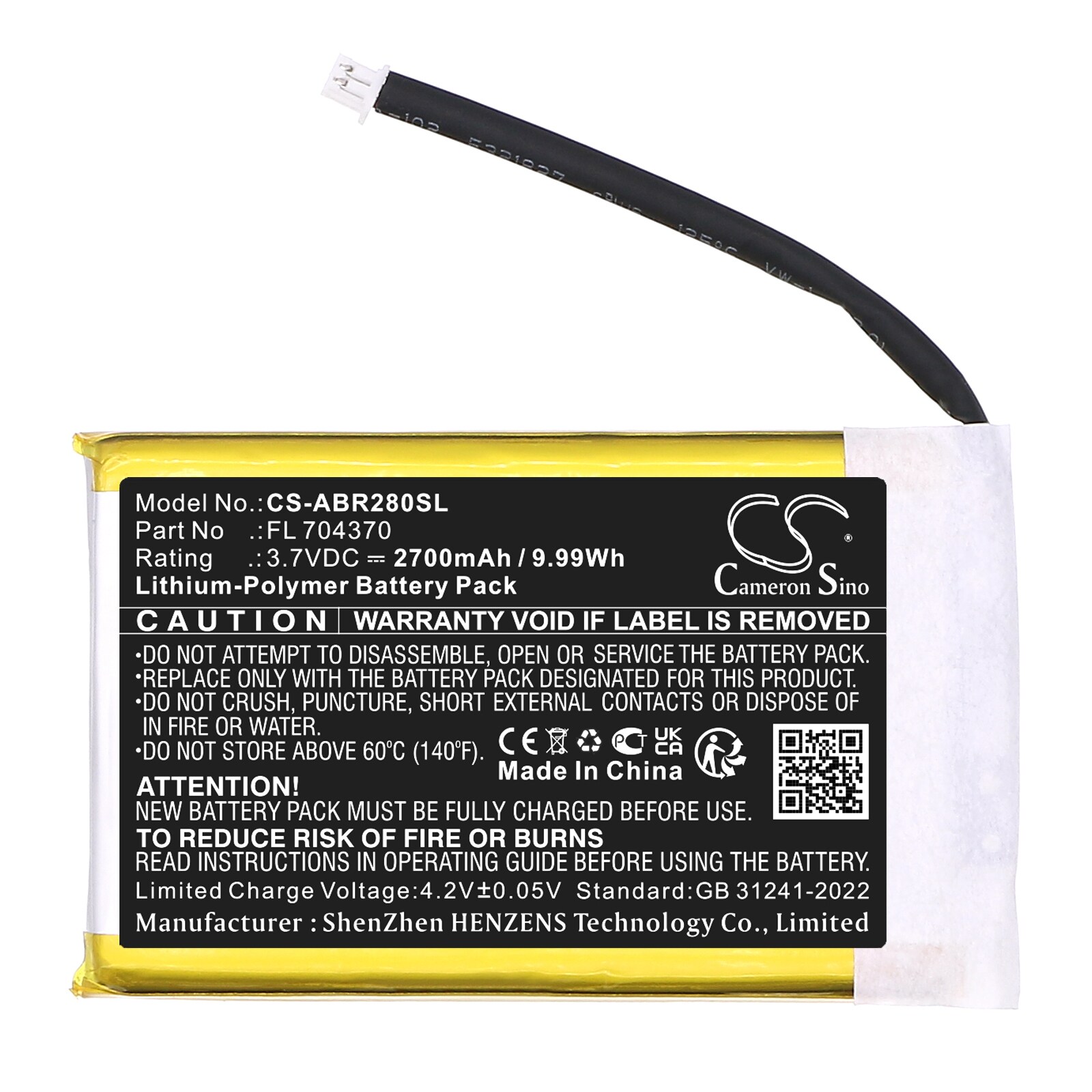 Batteri till Spelkonsol för Anbernic Pocket RG28XX