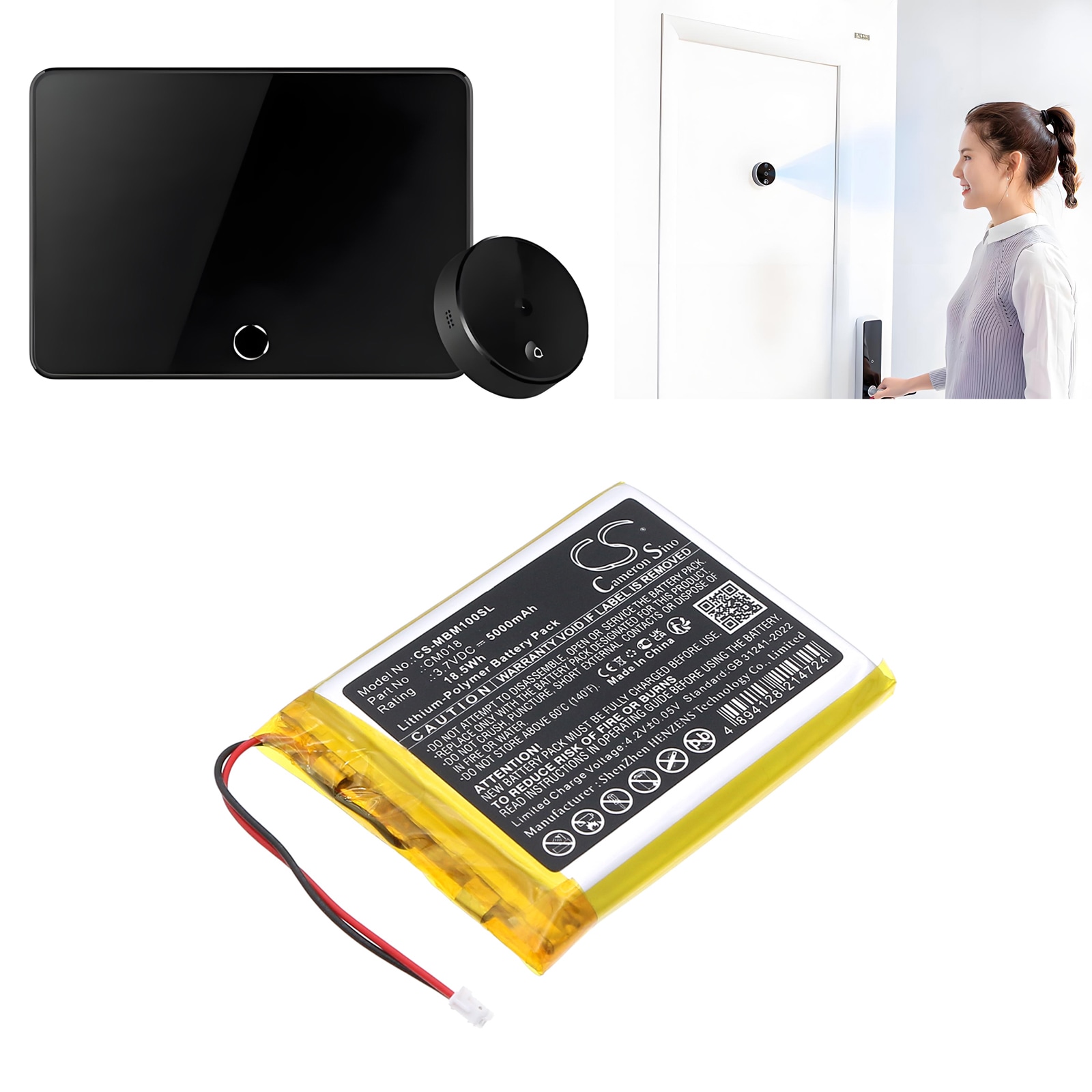 Batteri till Säkerhetskamera för hemmet för imilab M1