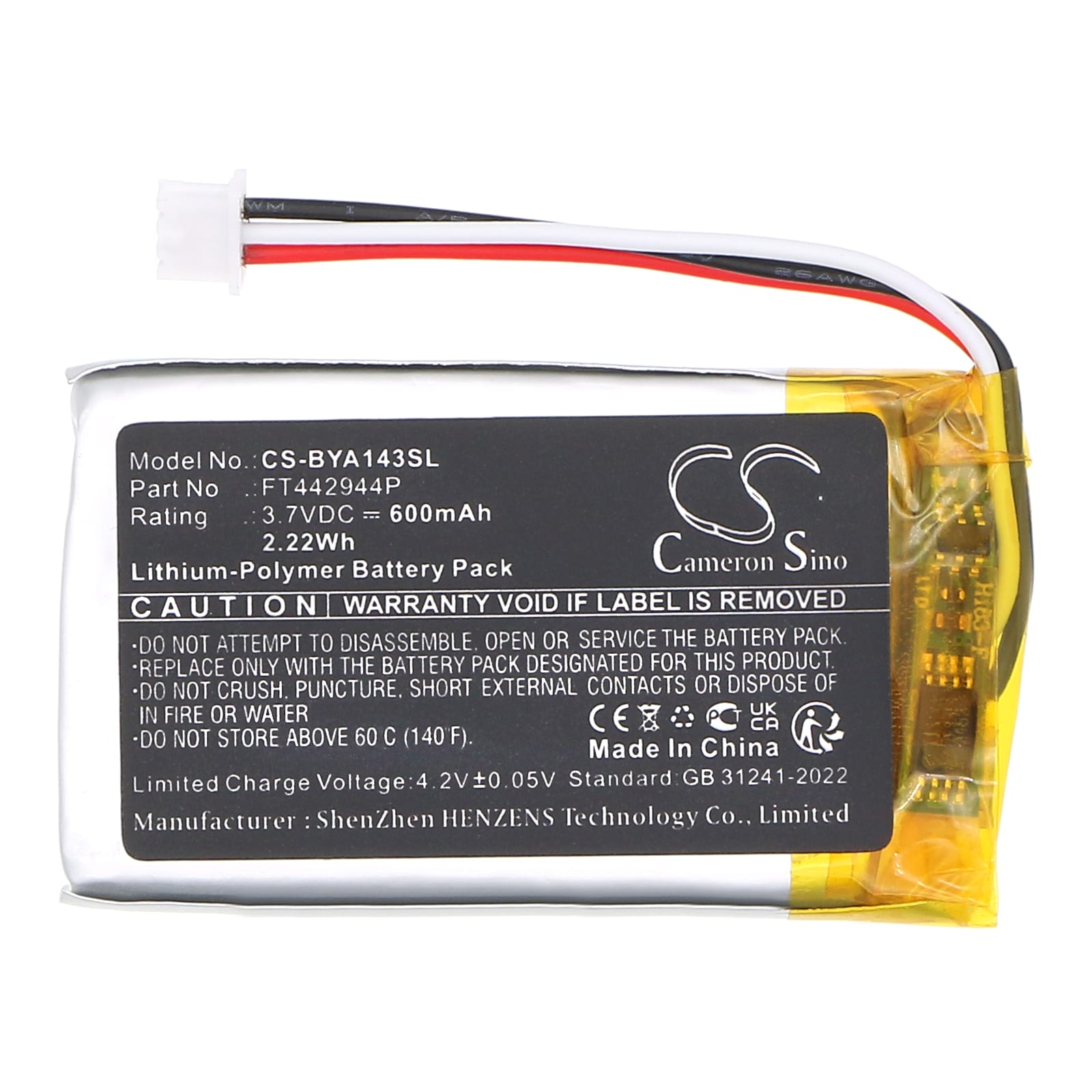 Batteri till BabyPhone för Babymoov A014301, A014303, Babyphone Expert Care Digital m.fl.