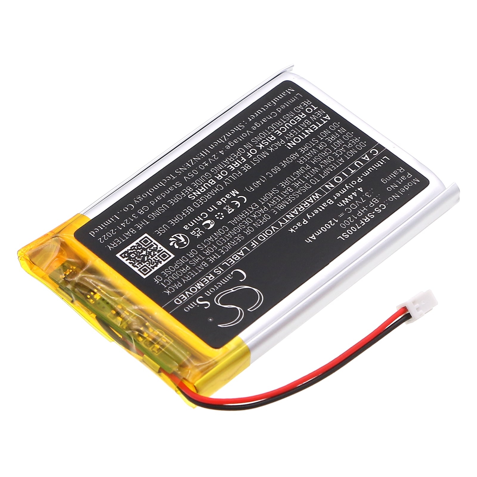 Batteri till Trådlöst headset för Sony MDR-DS7000, MDR-RF7000, MDR-RF7100