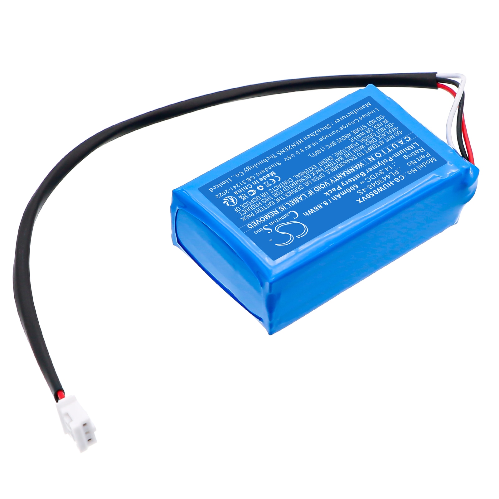 Batteri till Vakuum för HUTT DDC55, G104, W55 m.fl.