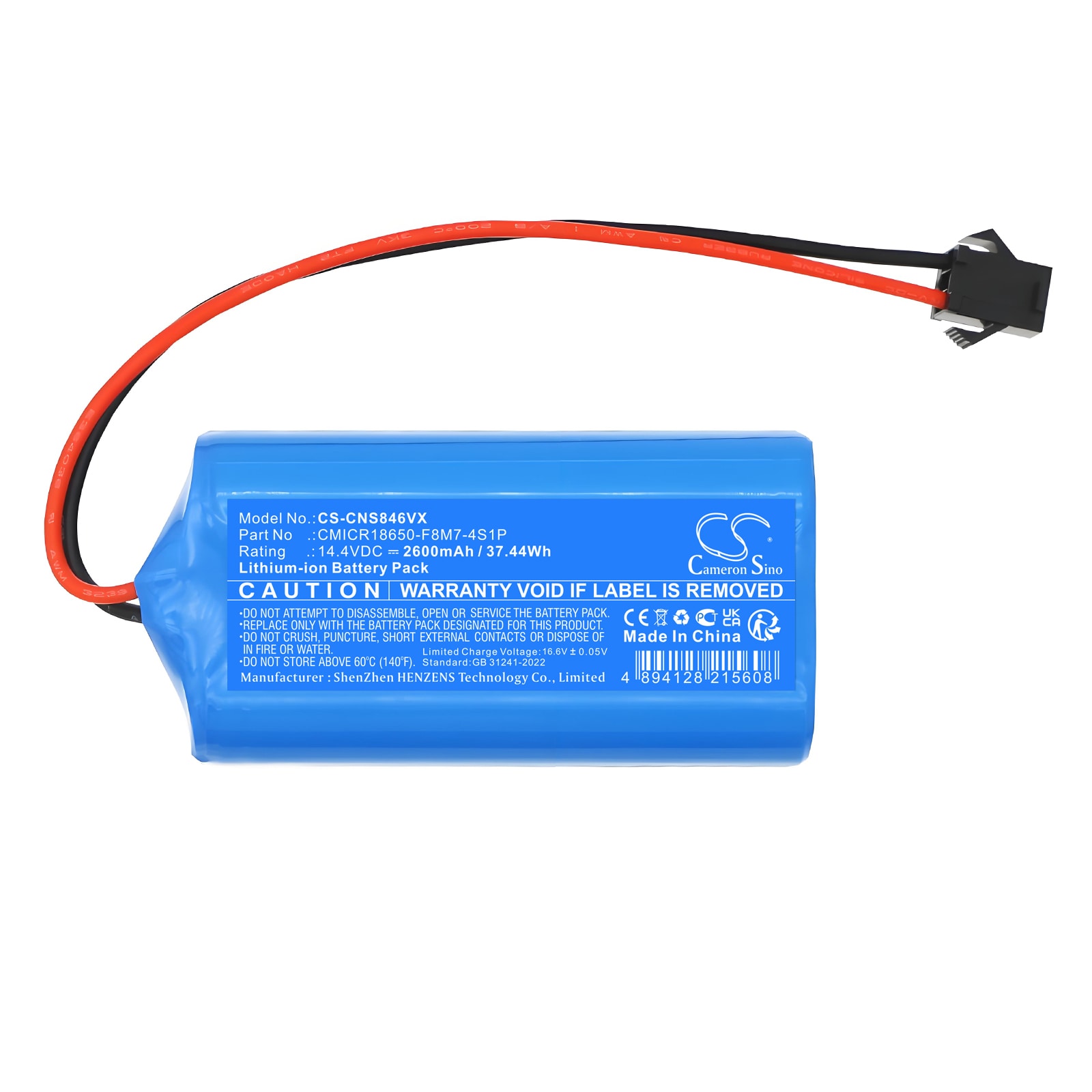 Batteri till Vakuum för Cecotec 05846, Conga Eternal Laser Vital m.fl.