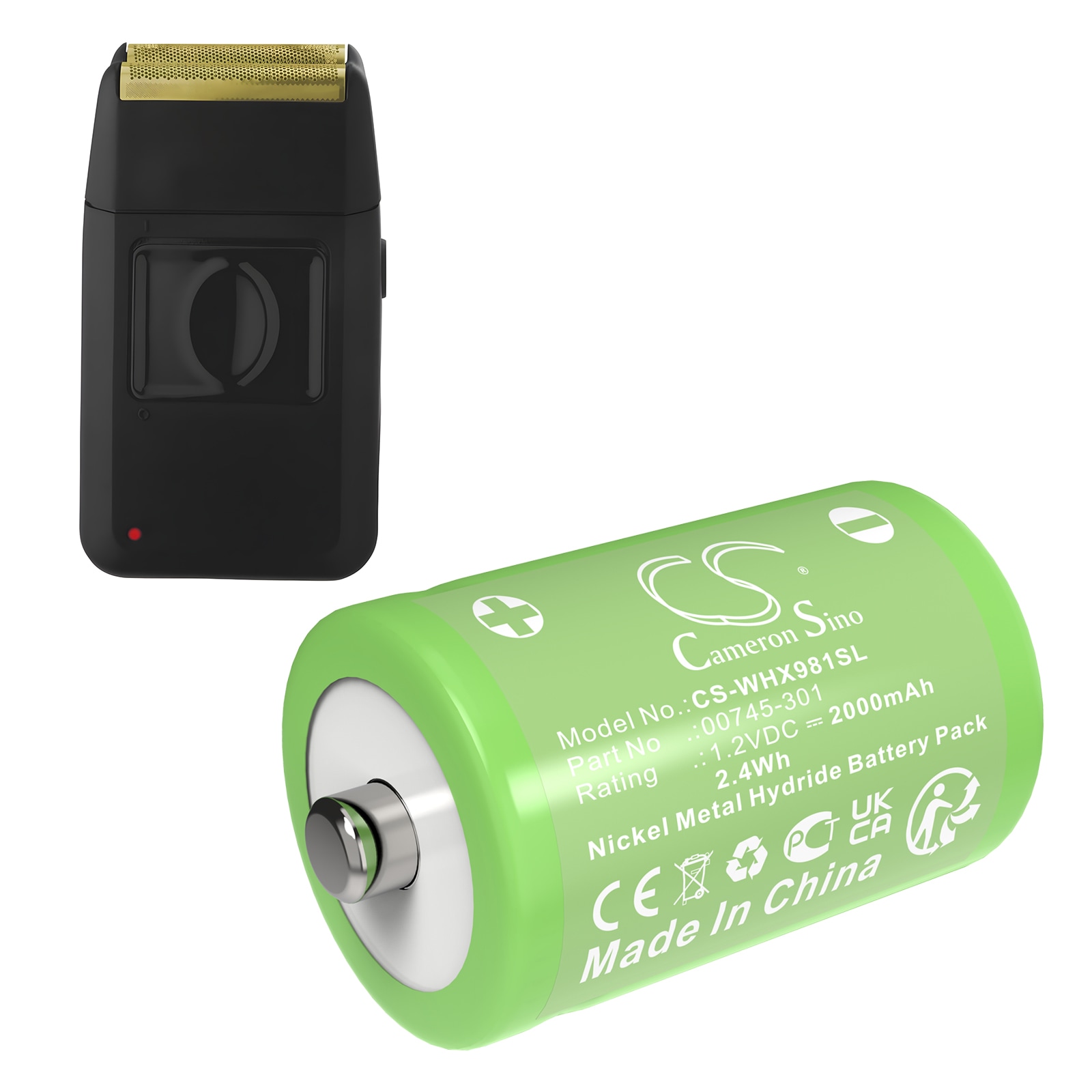 Batteri till Rakapparat för Wahl 7060, 9020, 9326 m.fl.