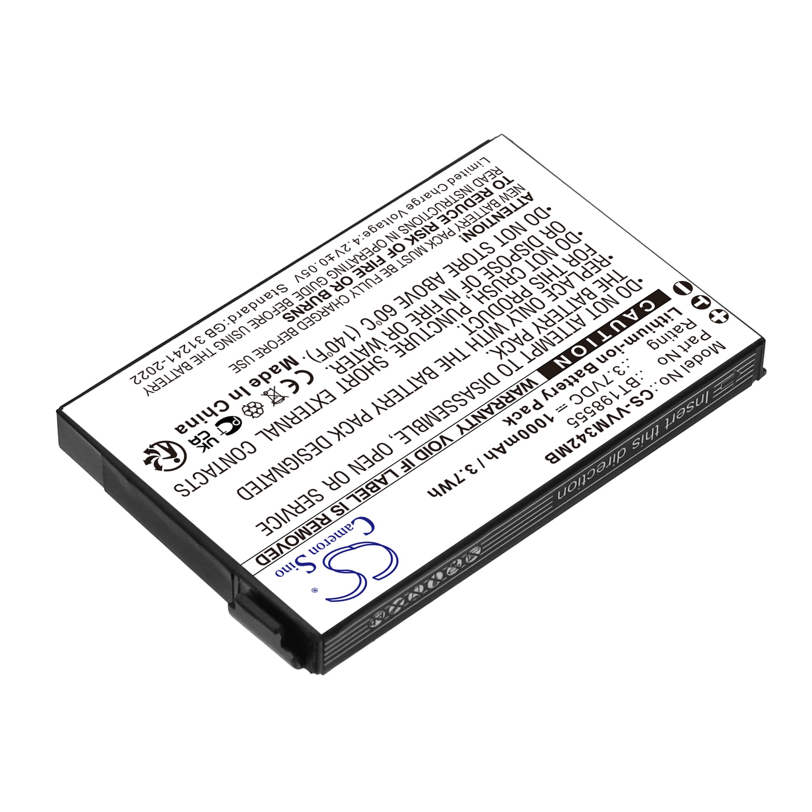 Batteri till BabyPhone för VTech VM342, VM342-2