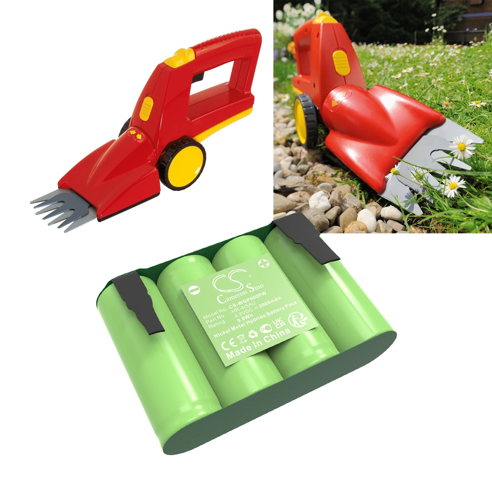 Batteri till Verktyg för trädgårdsskötsel för Wolf Garten Accu 60