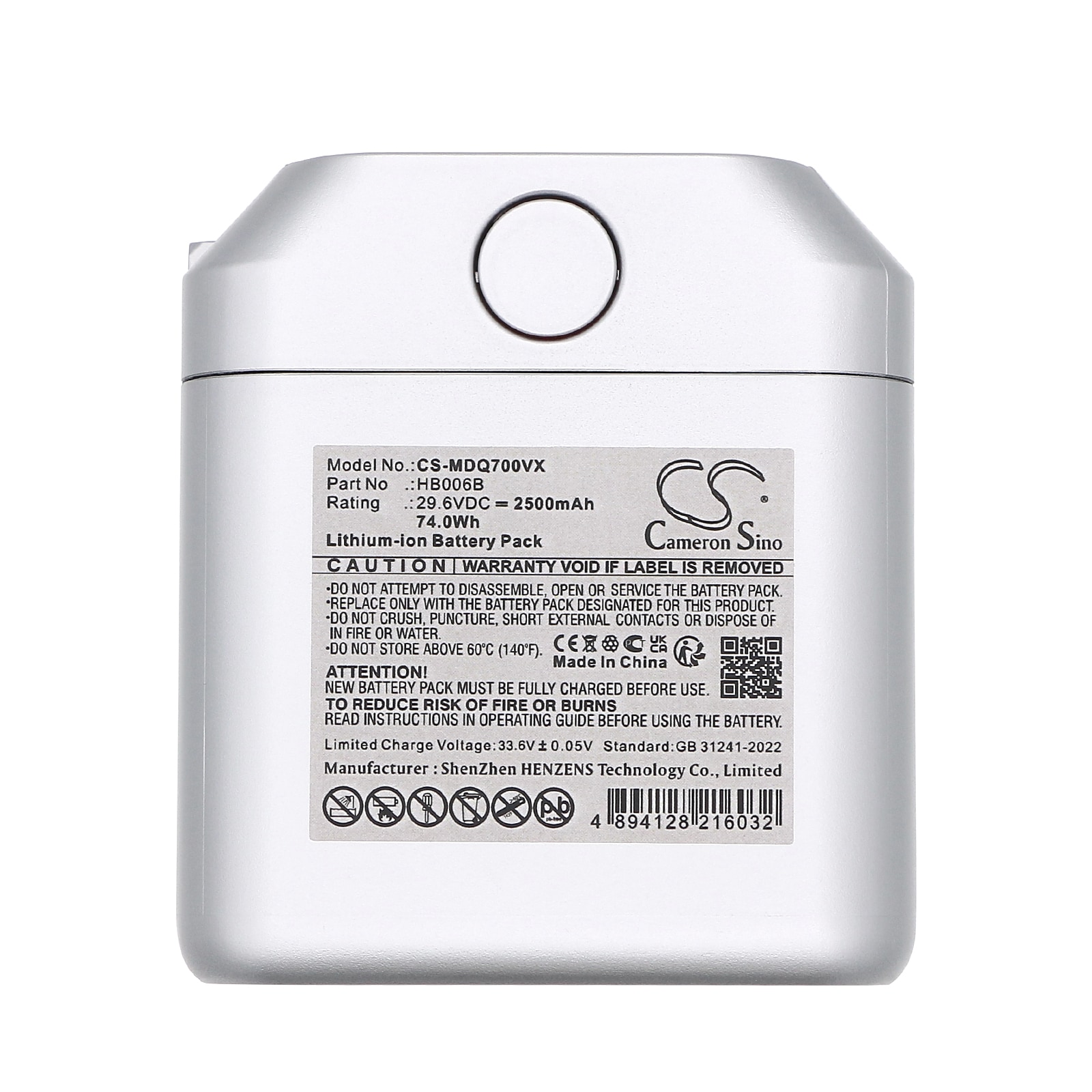 Batteri till Vakuum för Midea Q7