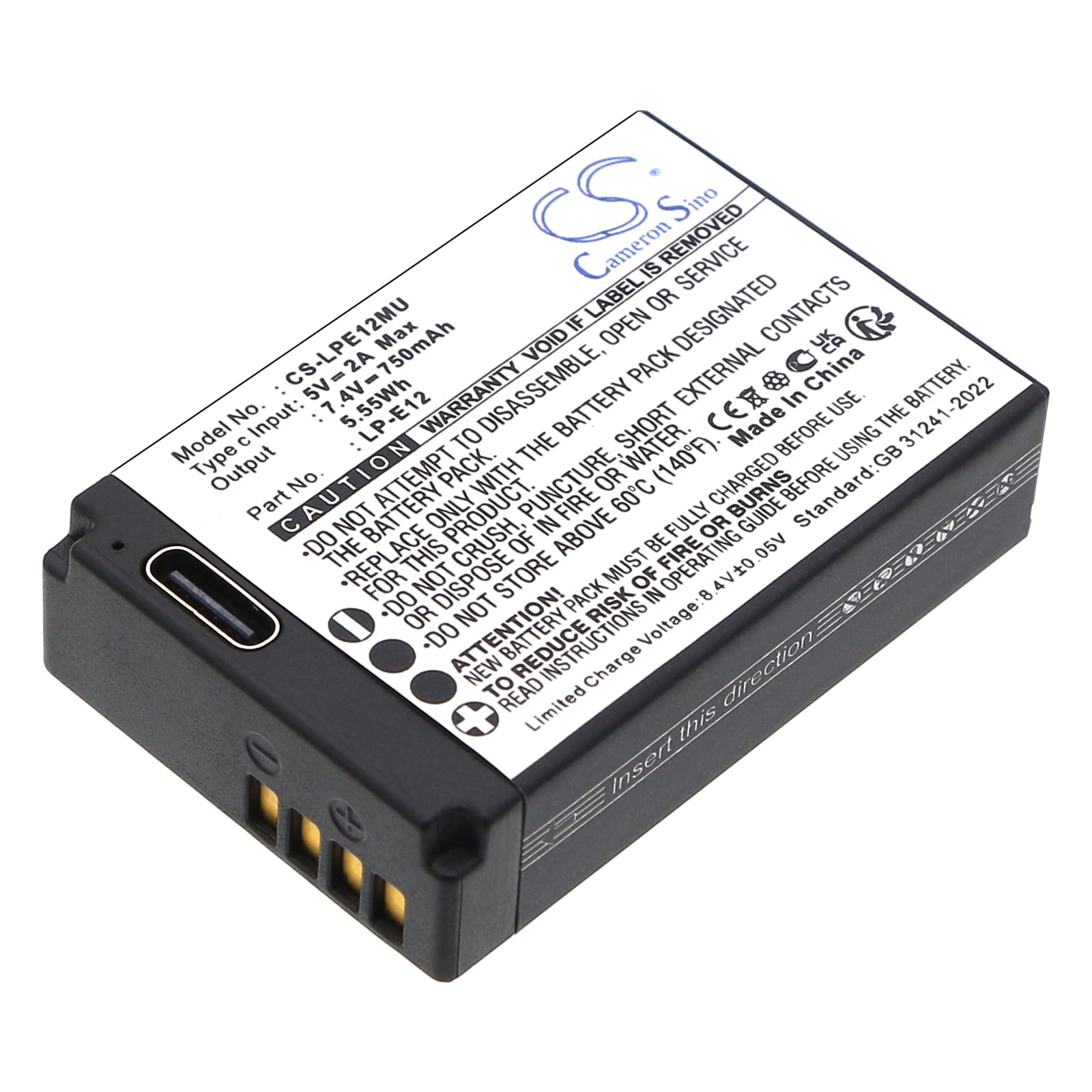 Batteri till Kamera för Canon EOS 100D, EOS Kiss X7, EOS M m.fl.