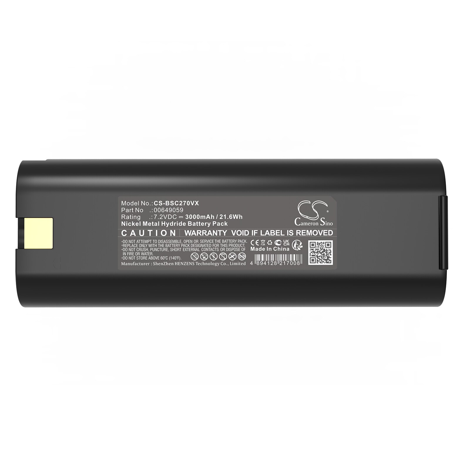 Batteri till Vakuum för Bosch BBZ36AB01, BBZ37GB01, BSB130001 m.fl.