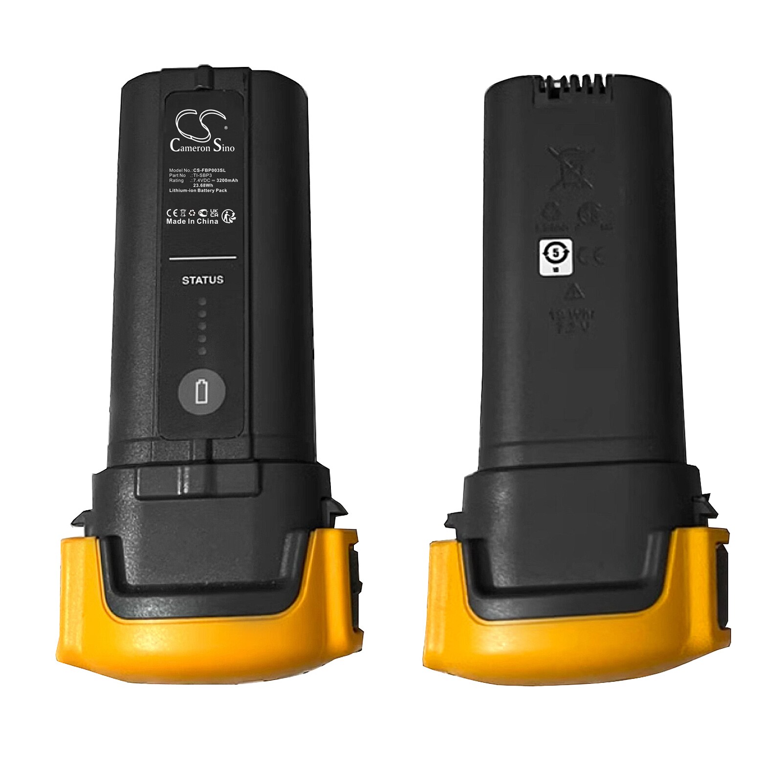 Batteri till Utrustning, undersökning, test för Fluke 4JNW4, 4JNW5, TiR32 m.fl.
