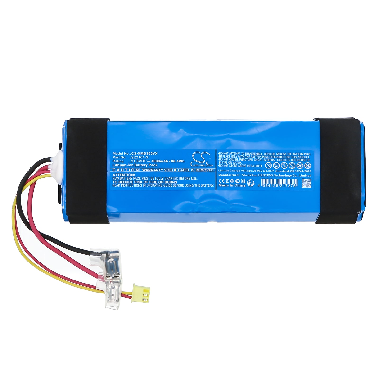 Batteri till Vakuum för Xiaomi B305GL, MJGWXDJ, Truclean W10