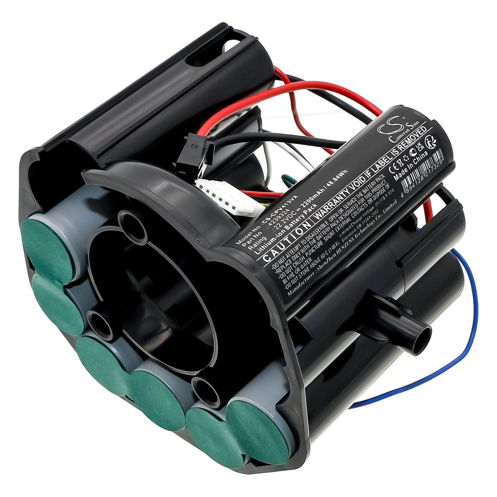 Batteri till Vakuum för Concept VP4136 2in1(6 pin)