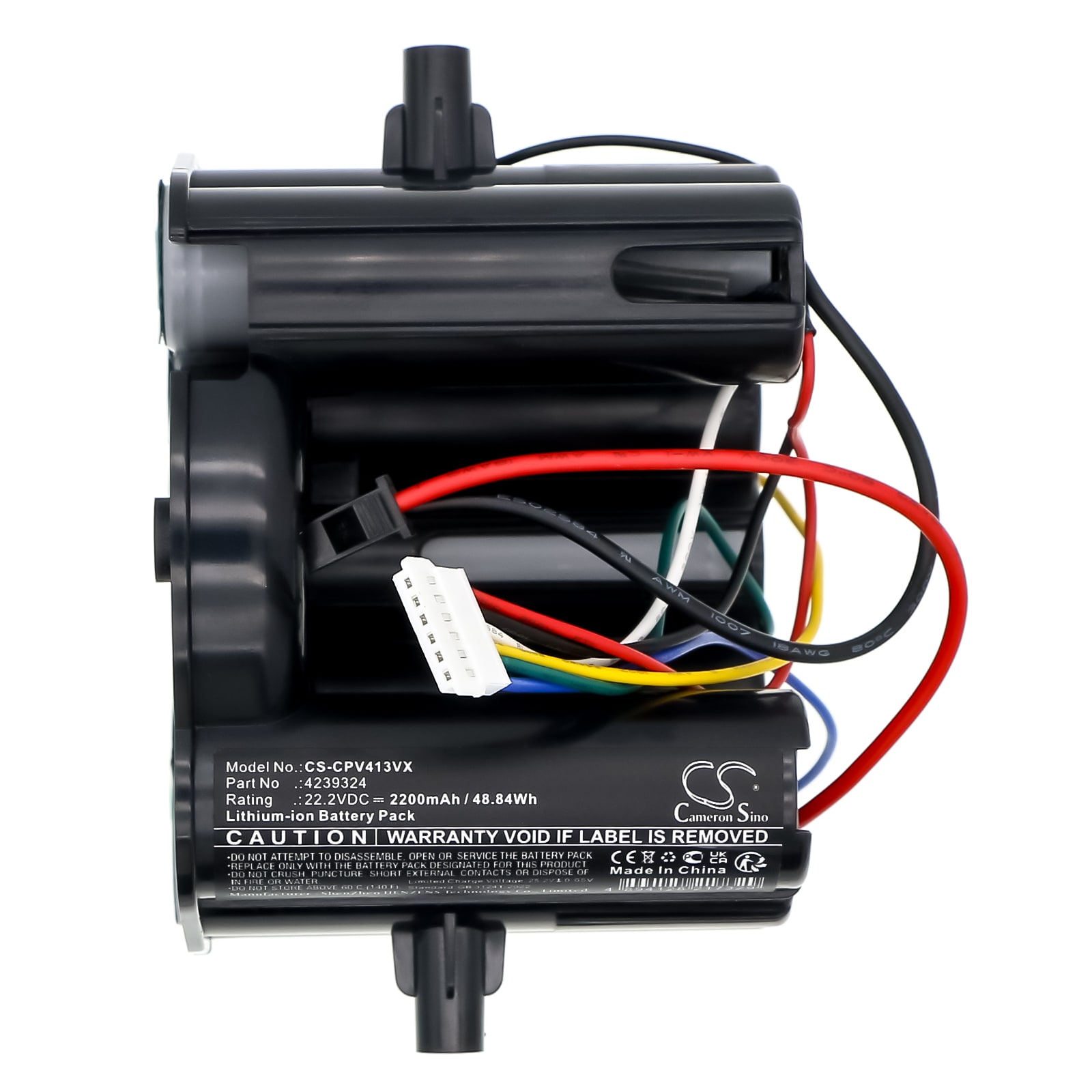 Batteri till Vakuum för Concept VP4136 2in1(6 pin)