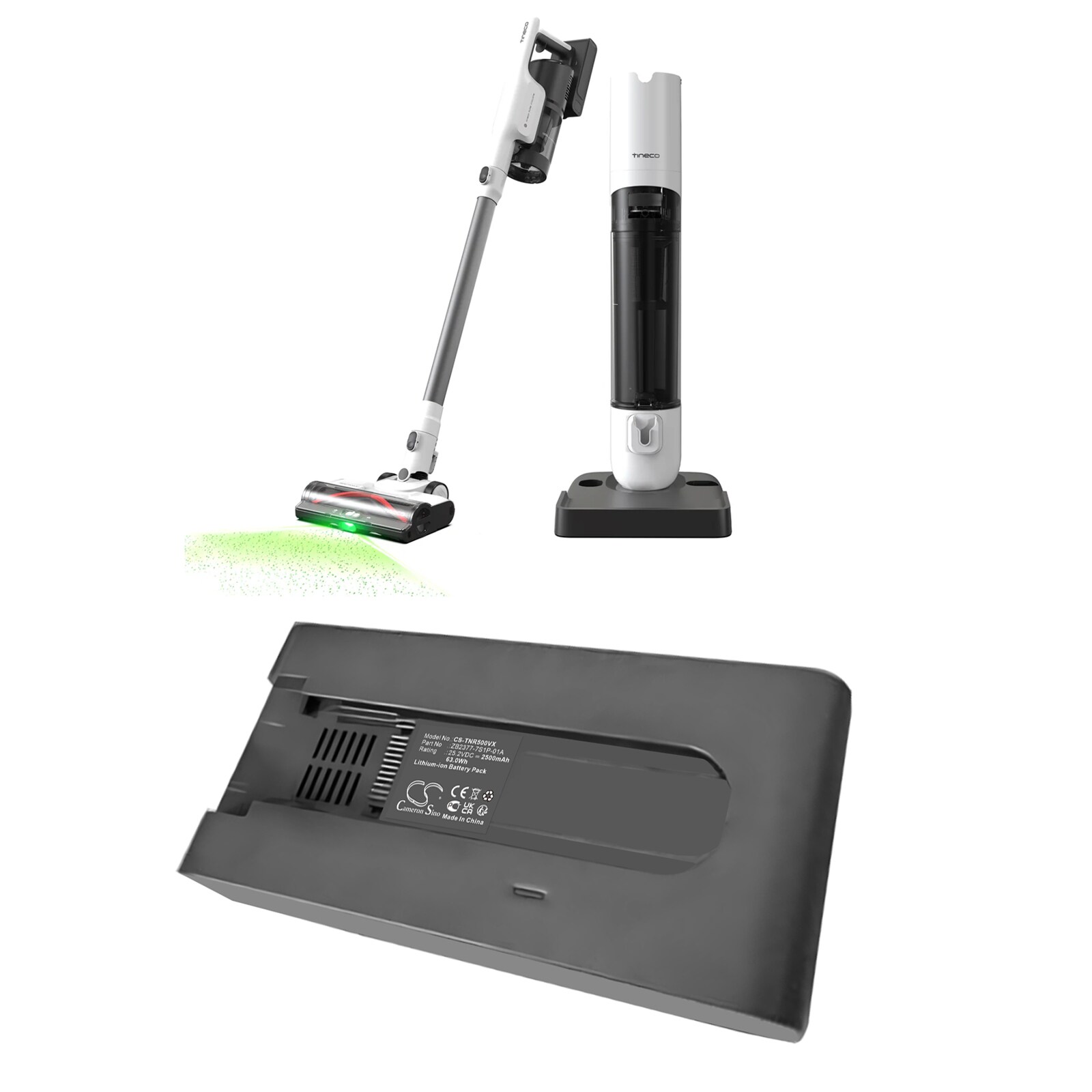 Batteri till Vakuum för Tineco PURE ONE Station 5