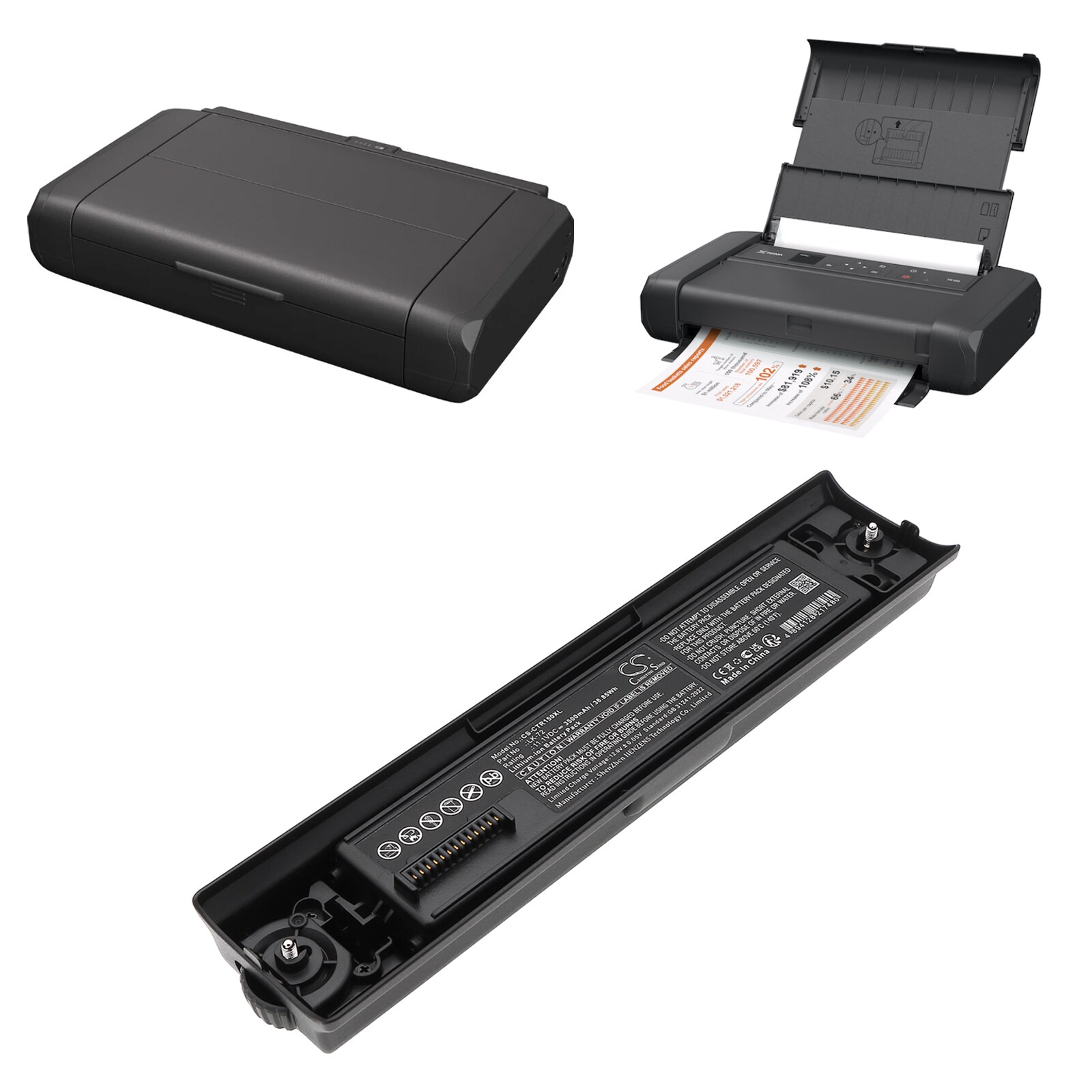 Batteri till Skrivare för Canon Pixma TR150 portable printer