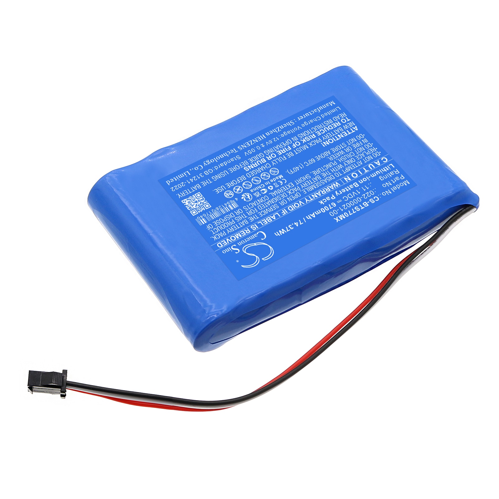 Batteri till Medicinsk för Bistos BT-740 pulse oximeter, BT-770 pulse oximeter m.fl.