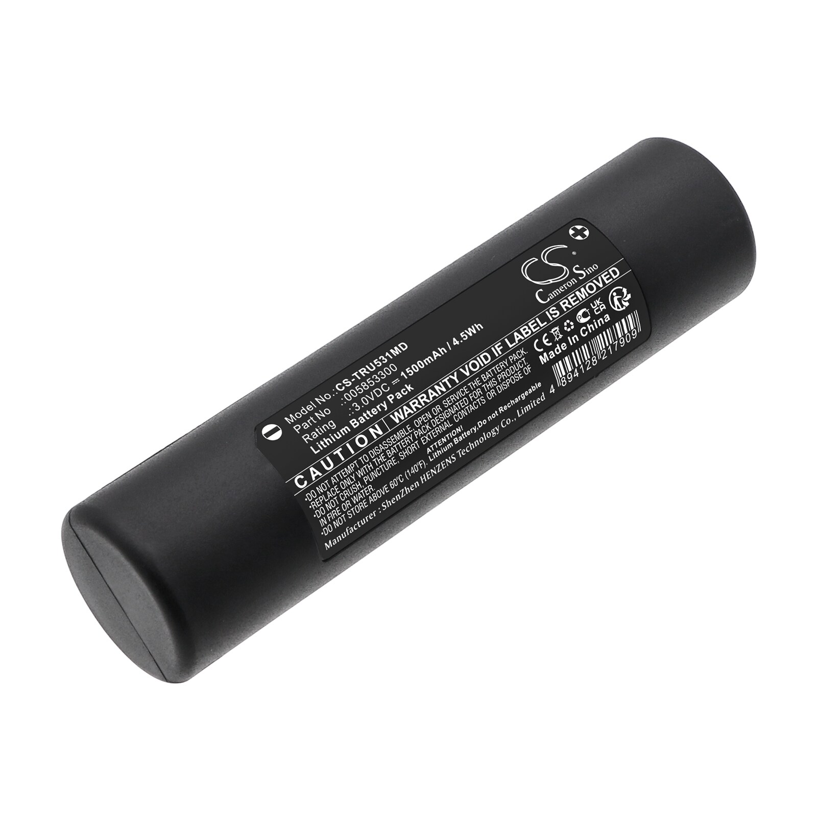 Batteri till Medicinsk för Truphatek Laryngoscope TRU-MR 5310m