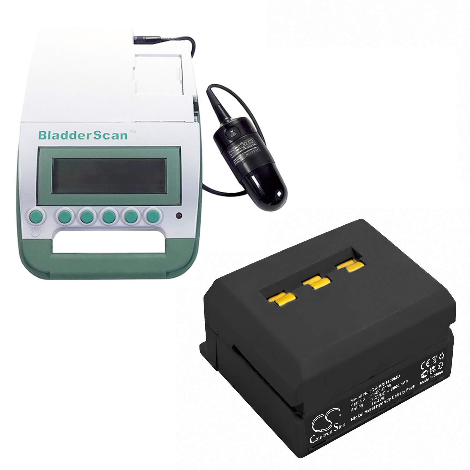 Batteri till Medicinsk för Verathon Bladerscan BVI 2500, Bladerscan BVI 3000