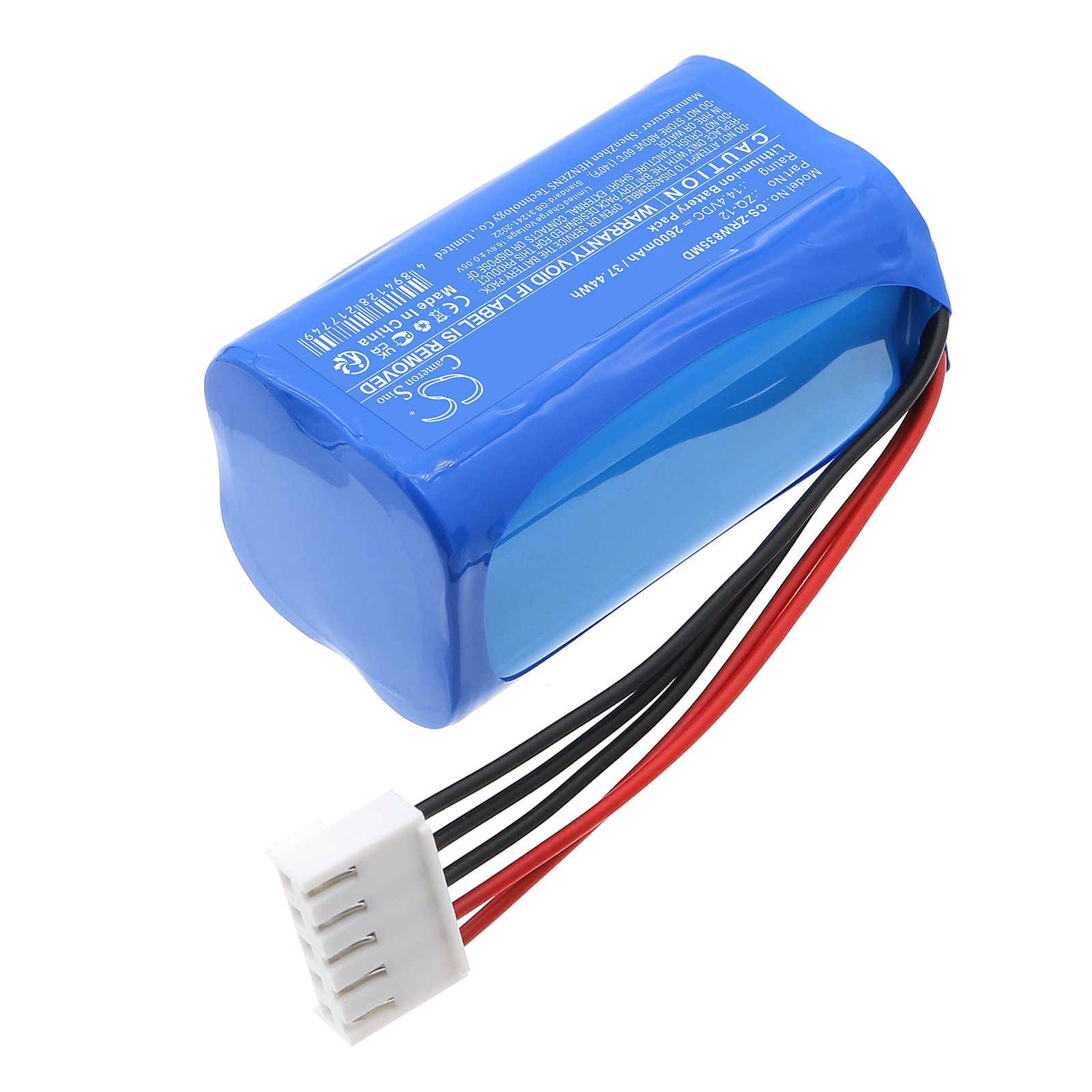 Batteri till Medicinsk för Zoncare WPD-0080, WPD04-0178, WPD07-0035 m.fl.