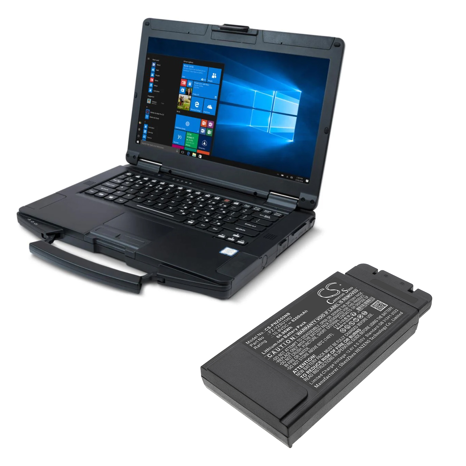 Batteri till Notebook, Bärbar dator för Panasonic Toughbook FZ-55 MK1