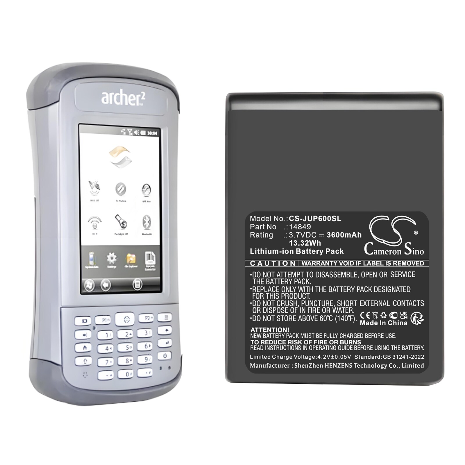 Batteri till Utrustning, undersökning, test för Juniper Archer, Archer 2 m.fl.