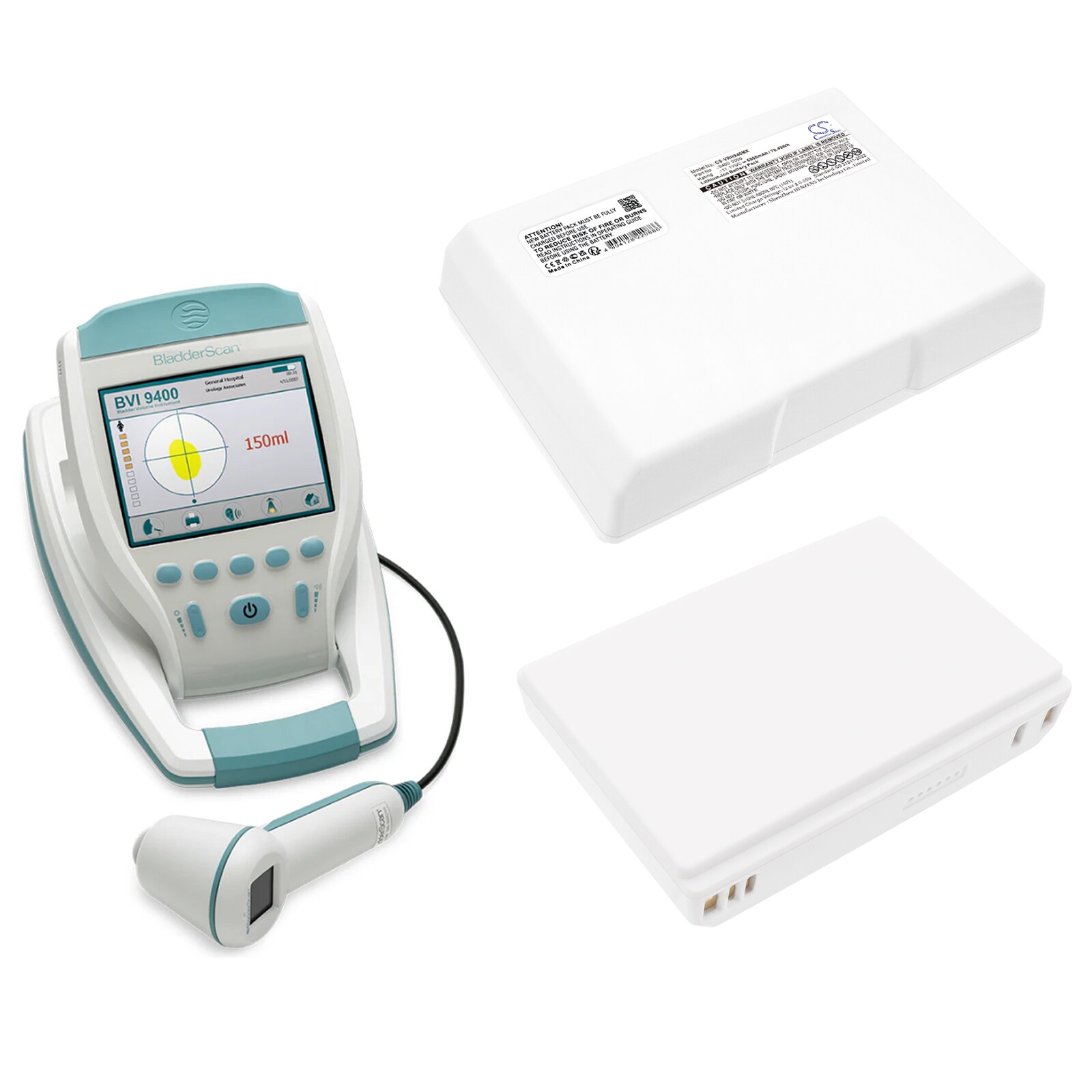 Batteri till Medicinsk för Verathon 9400 Bladderscan, BVI 9400