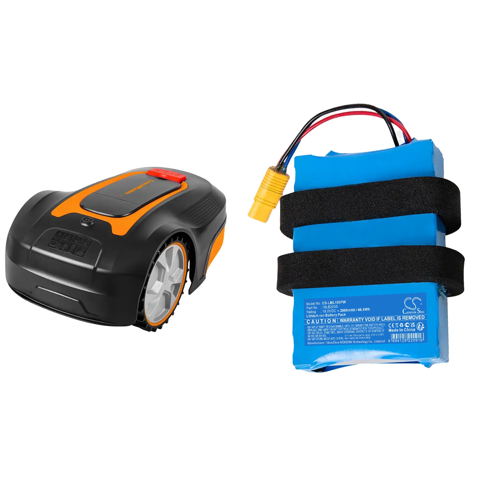 Batteri till Gräsklippare för LawnMaster L10, L12