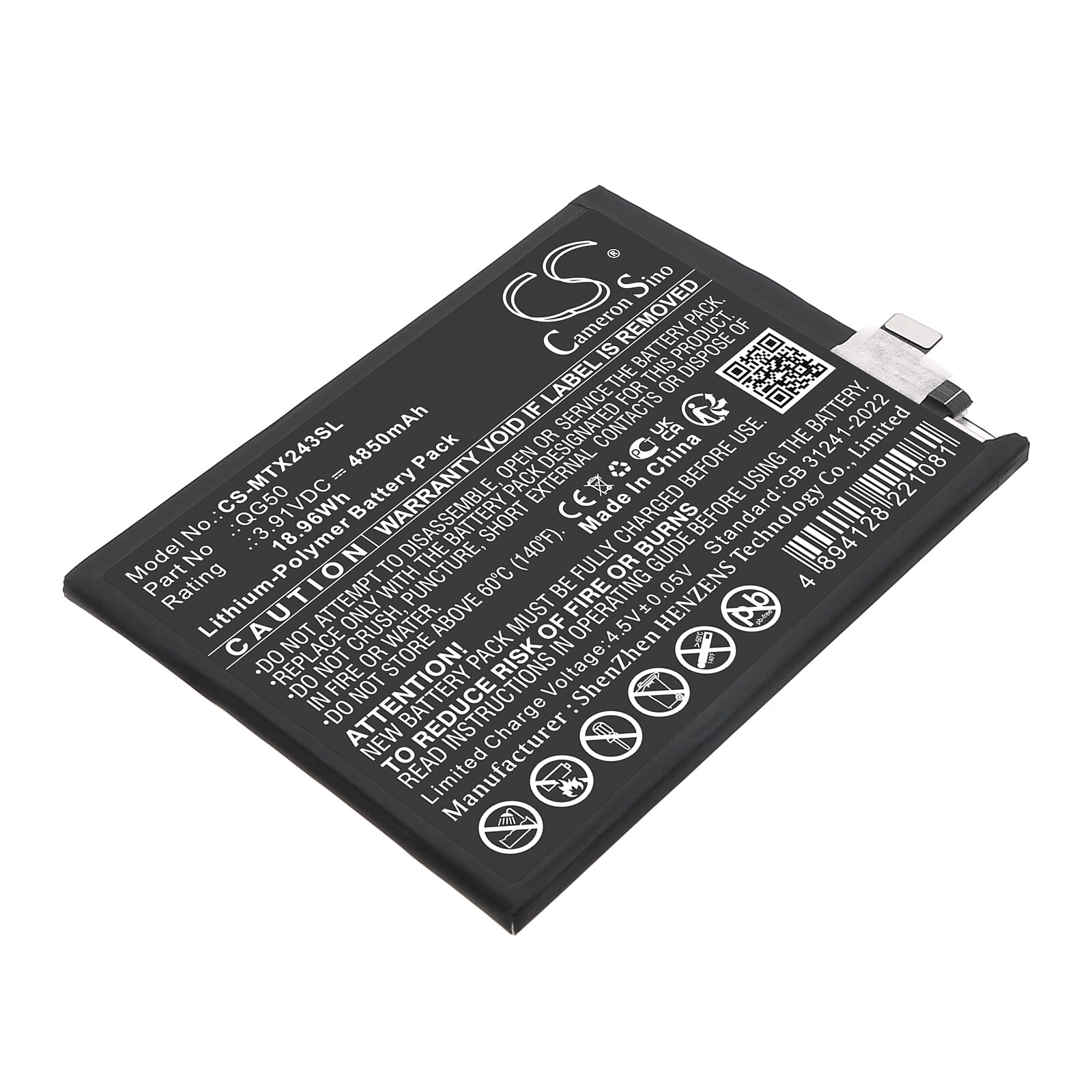 Batteri till SmartPhone, Mobil för Motorola Moto G35 5G, XT2433-1, XT2433-2 m.fl.