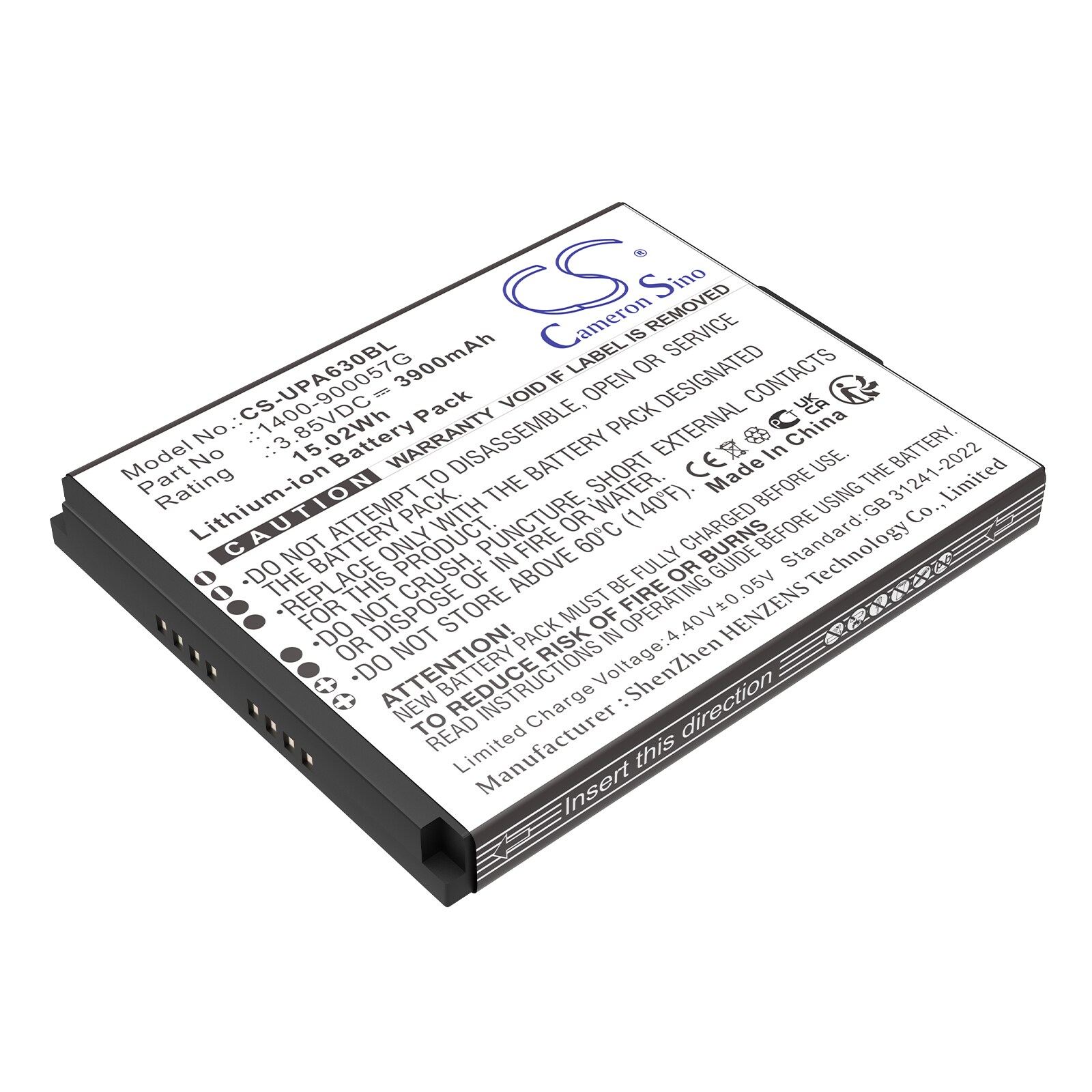 Batteri till Streckkodsläsare för Unitech EA630, EA630 Plus