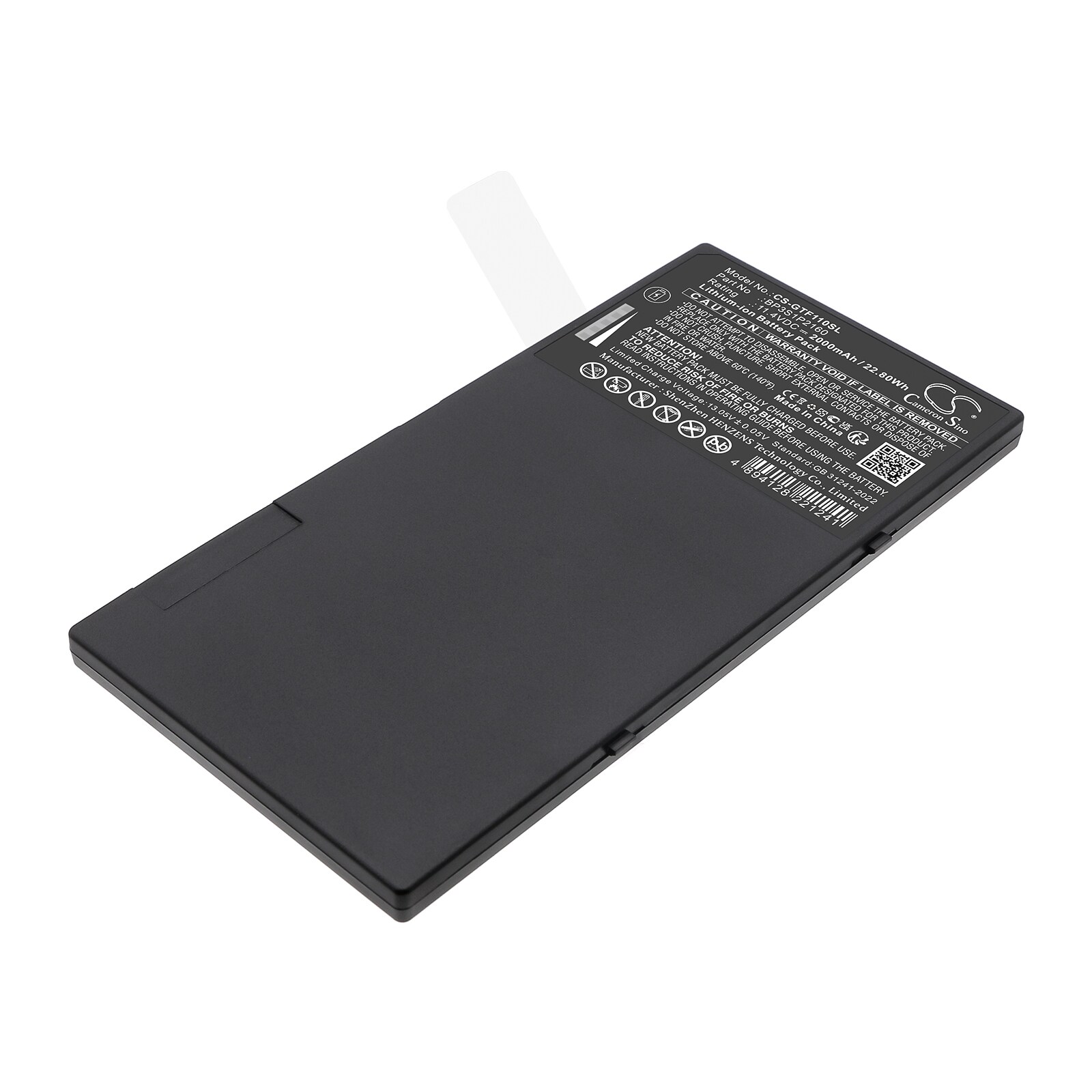 Batteri till Tablett för Getac F110 G2, F110 G2-Core i5 5300U 2 3 GHz m.fl.
