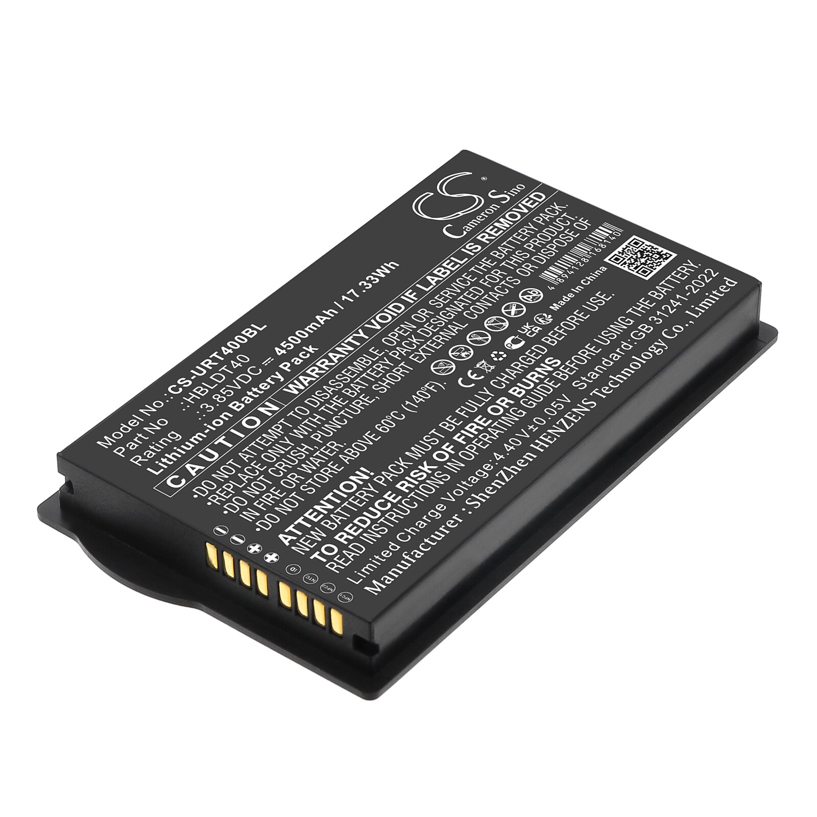 Batteri till Streckkodsläsare för Urovo DT40