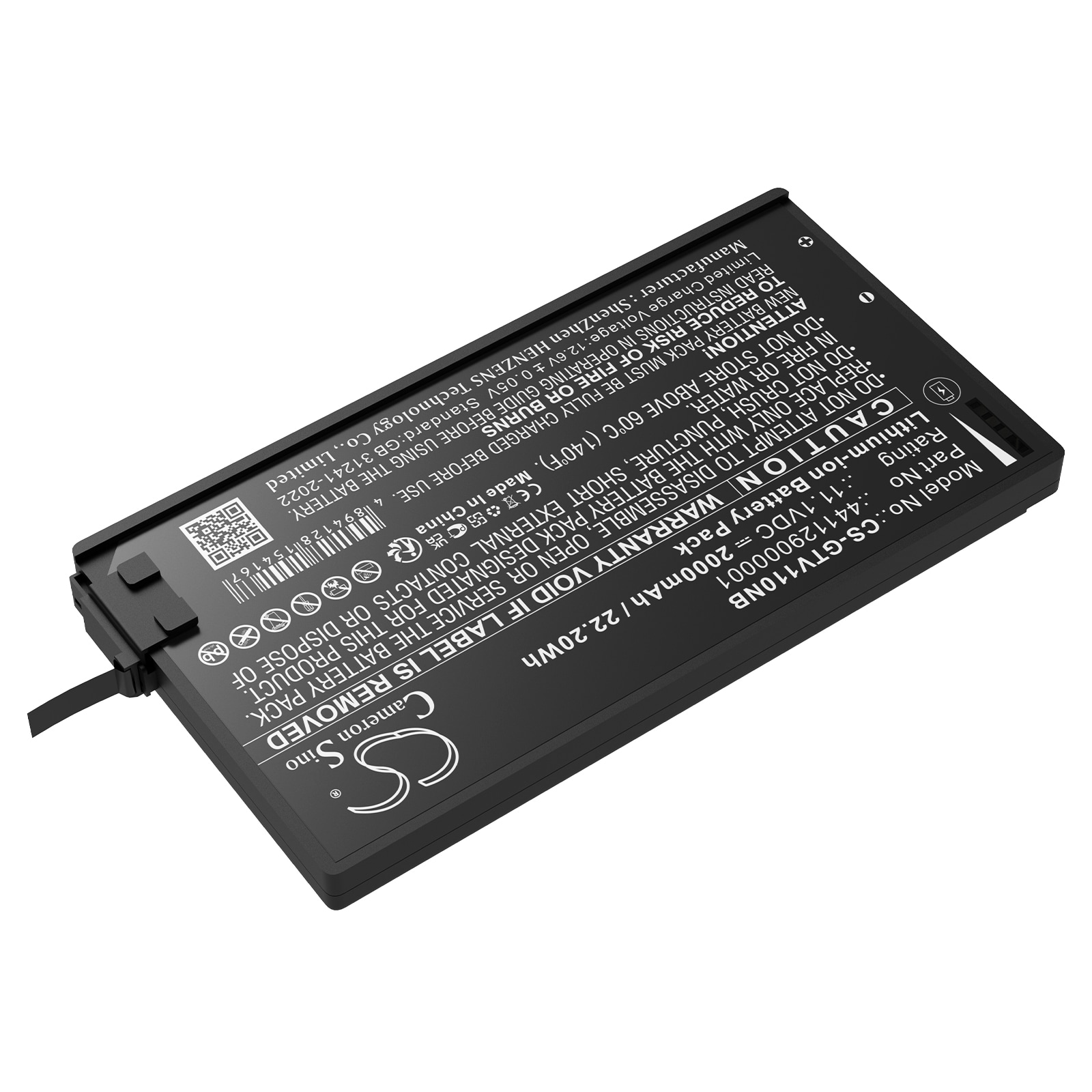 Batteri till Notebook, Bärbar dator för Getac V110