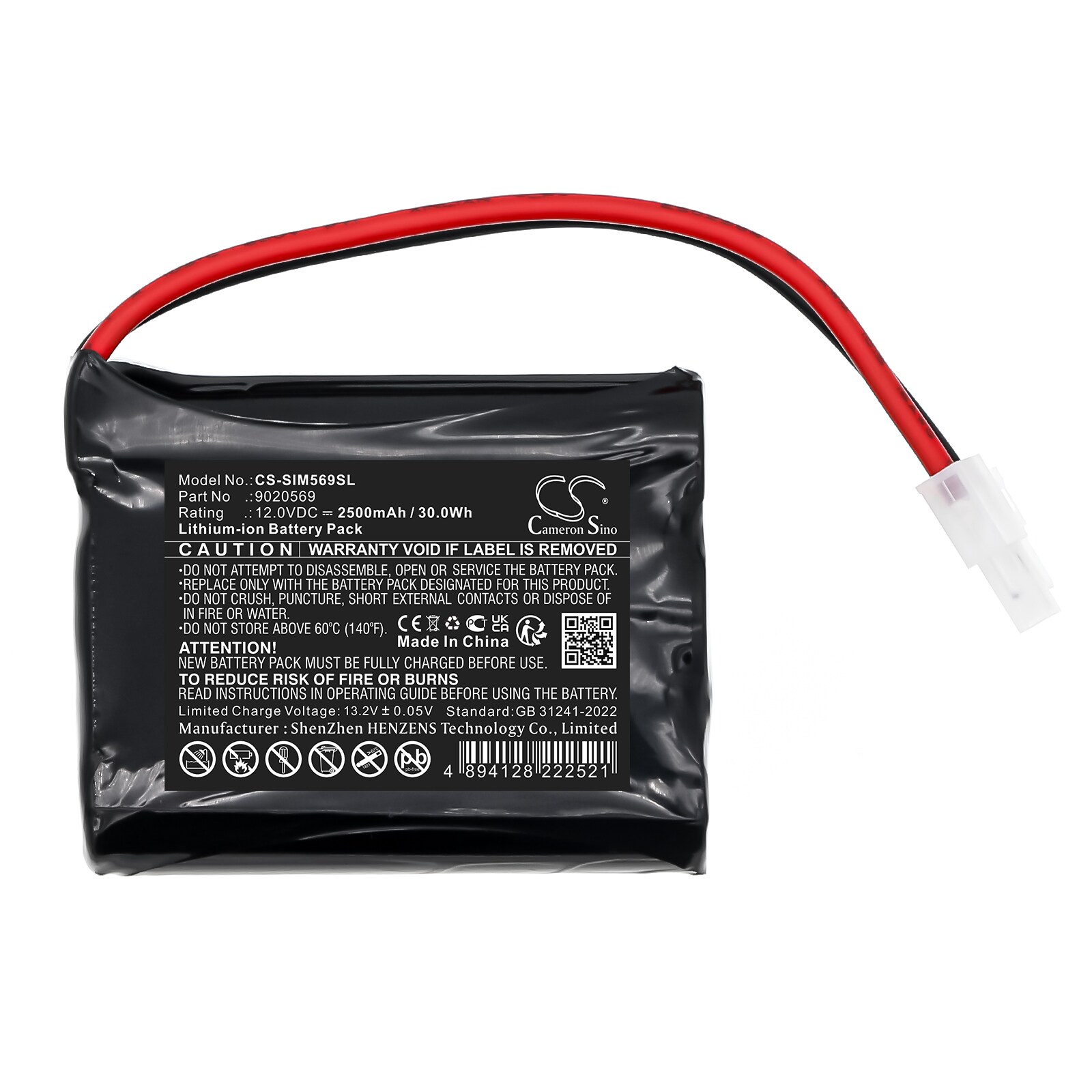 Batteri till Smarta hem för Simu 2447-3092, 9020569