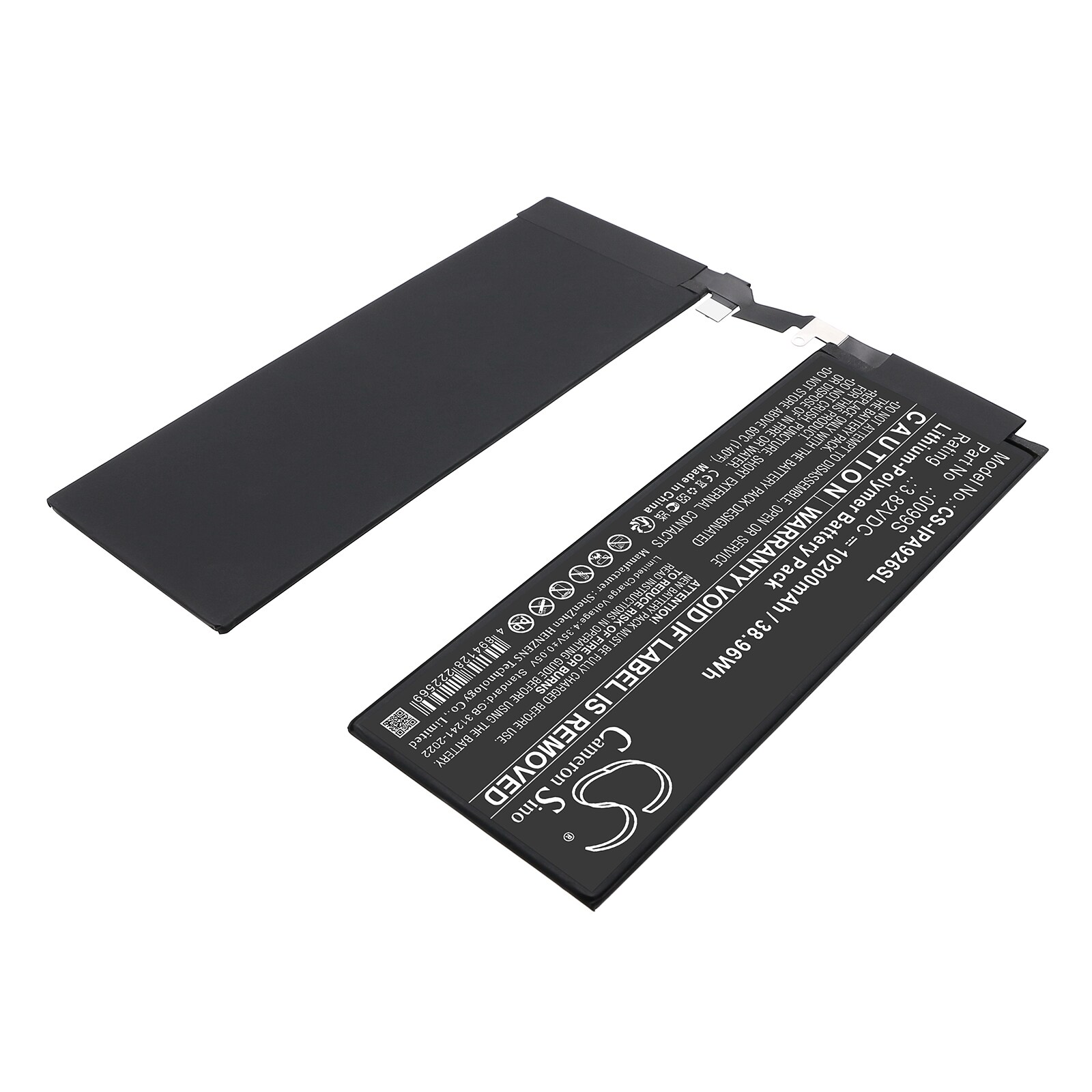 Batteri till Tablett för Apple A2925, A2926, A3007 m.fl.