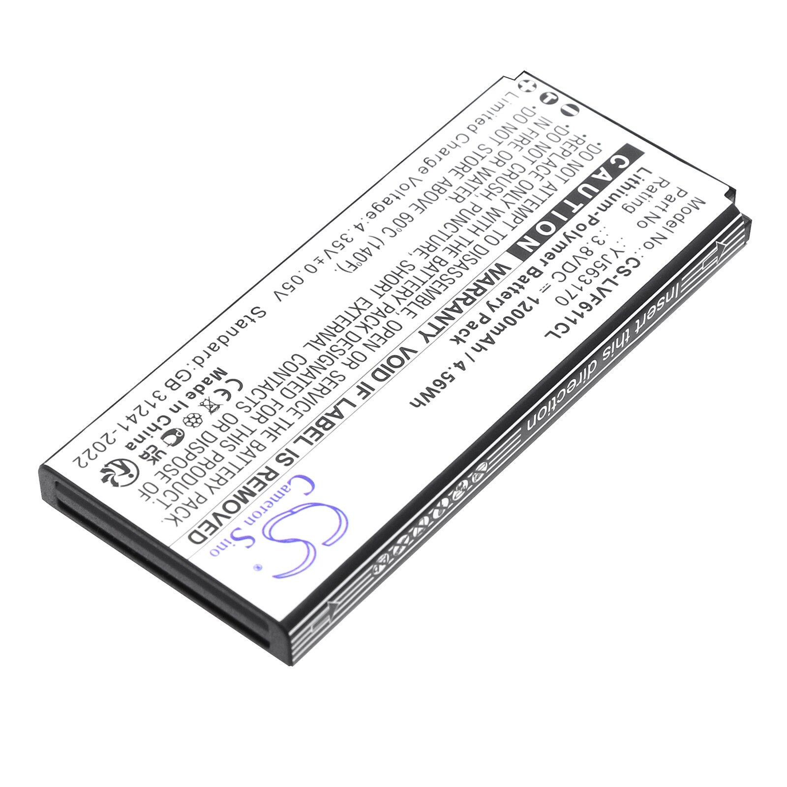 Batteri till Sladdlös telefon för Linkvil Fanvil W610W, Fanvil W611W