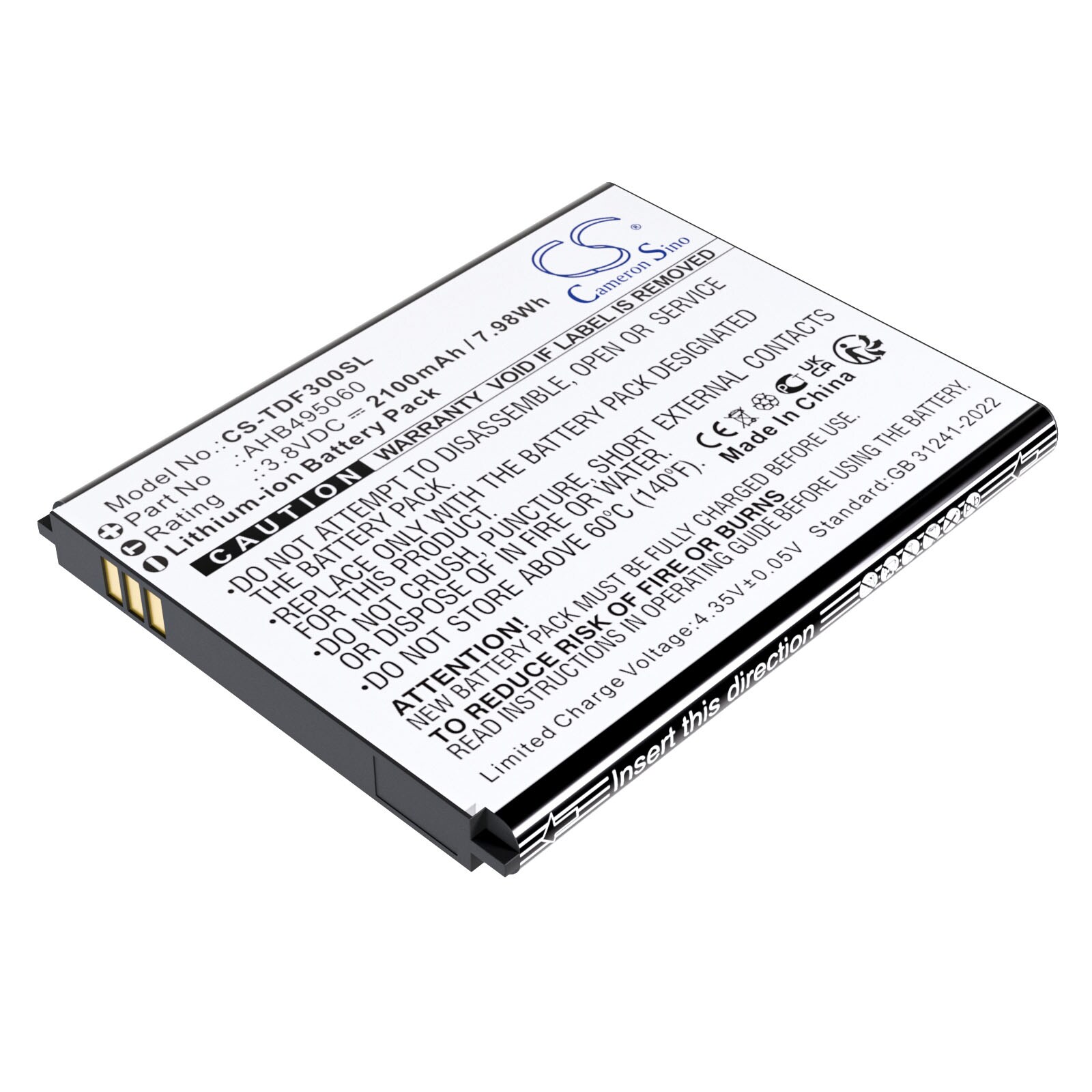 Batteri till Hotspot för Tenda 4G180. 4G LTE, 4G185, 4G185 4G LTE m.fl.