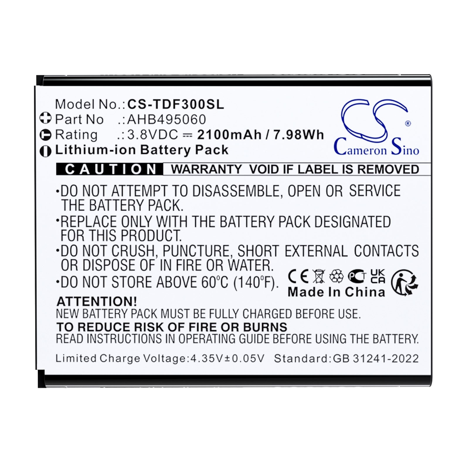Batteri till Hotspot för Tenda 4G180. 4G LTE, 4G185, 4G185 4G LTE m.fl.