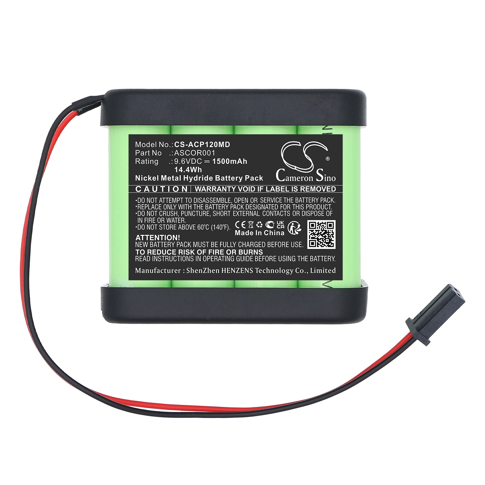 Batteri till Medicinsk för Ascor AP12, AP22, AP31P m.fl.