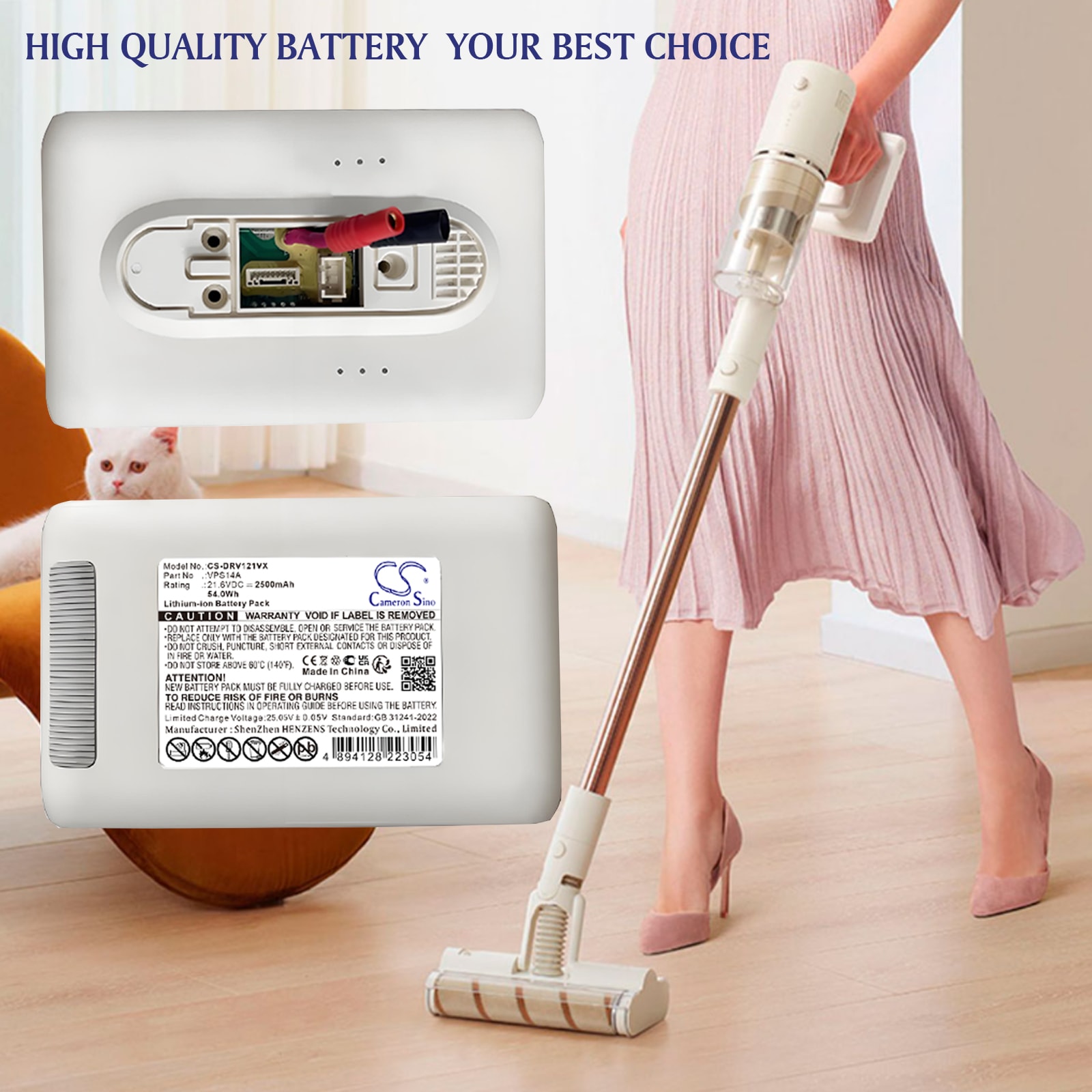 Batteri till Vakuum för Dreame V12 Slim, V11 GR