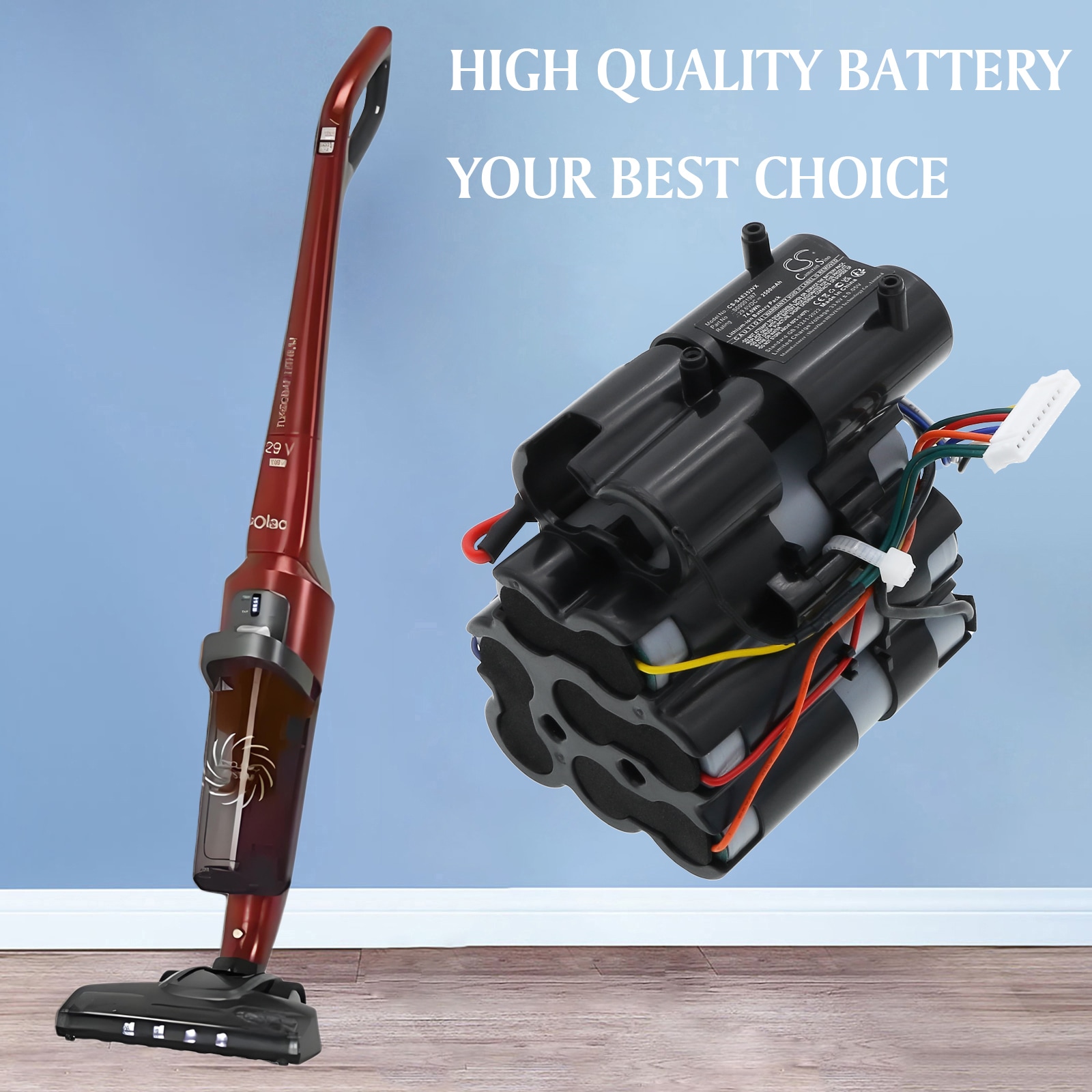 Batteri till Vakuum för Solac AE2529, AE2529 2JG