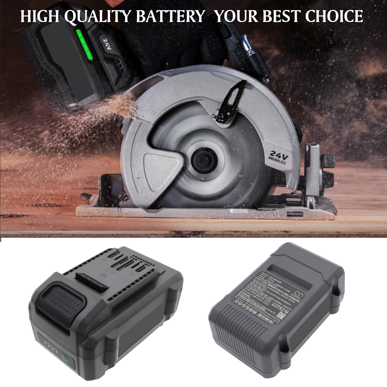 Batteri till Elverktyg för FLEX FX2141-Z, FX2241-Z, FX3171A-Z m.fl.