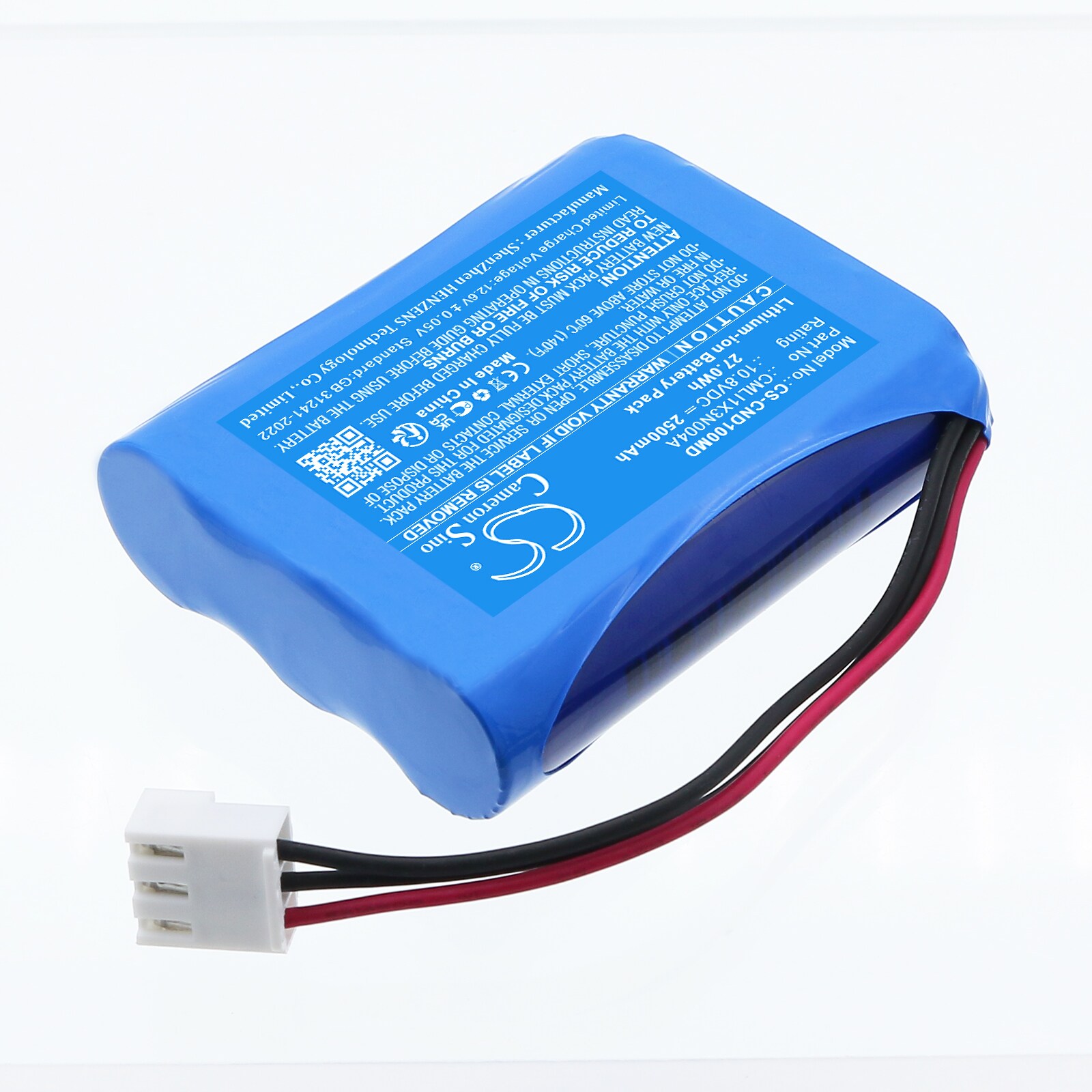 Batteri till Medicinsk för COMEN ND10 Monitor, ND10A Monitor, ND10C Monitor m.fl.
