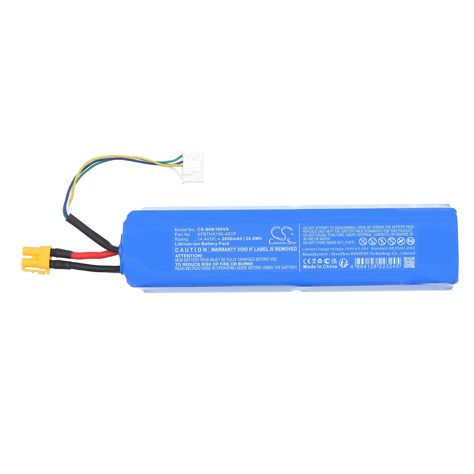 Batteri till Vakuum för Shark HX100, HX100UKT