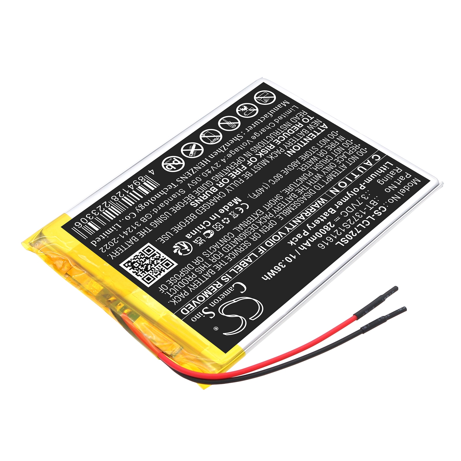 Batteri till Tablett för Polaroid MIDS747PXE, MIDS747PXE52