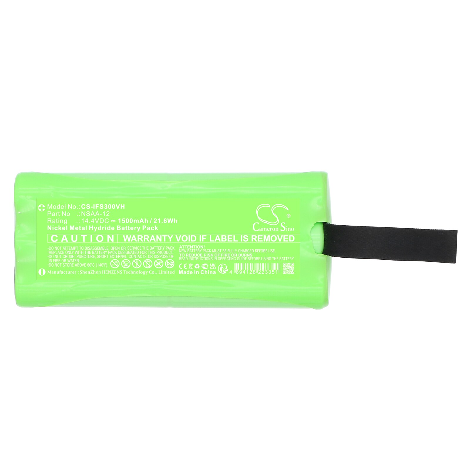 Batteri till Vakuum för Infinuvo Cleanmate S300, Cleanmate S400